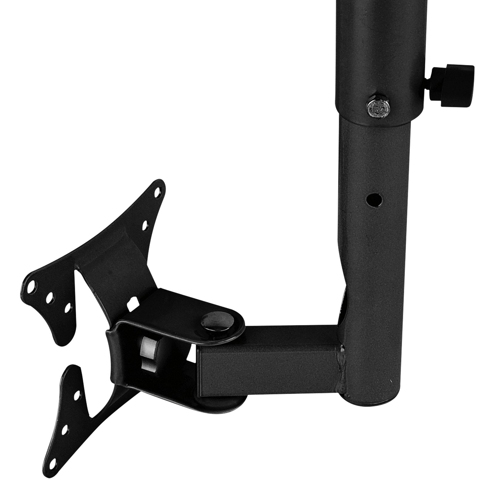 Staffa da soffitto per schermi 13"-27", inclinazione 20°, pan 90°, altezza 64-90 cm - Showgear 100205B