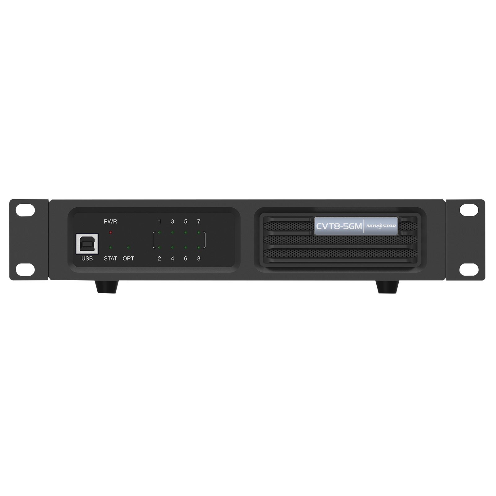 Convertitore fibra ottica 40G/5G 8 porte RJ45 19" 1U - Novastar 101596