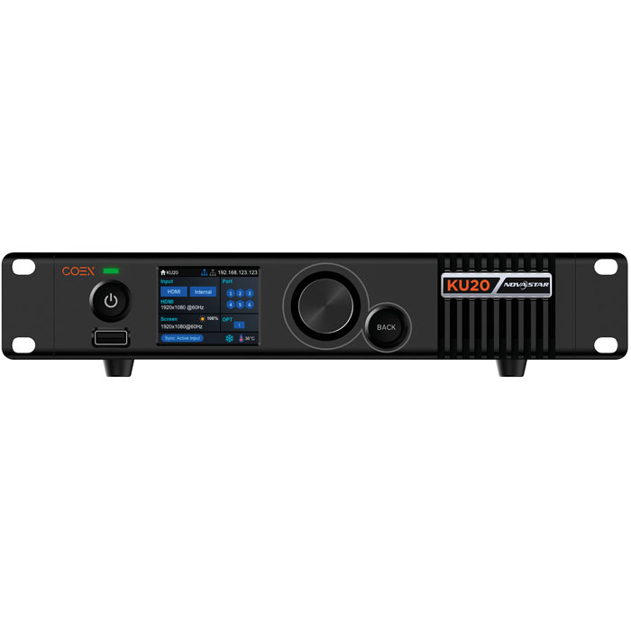 Controller LED KU20 HDMI 1.3 6xGbE SFP LCD Rack - Novastar 101637