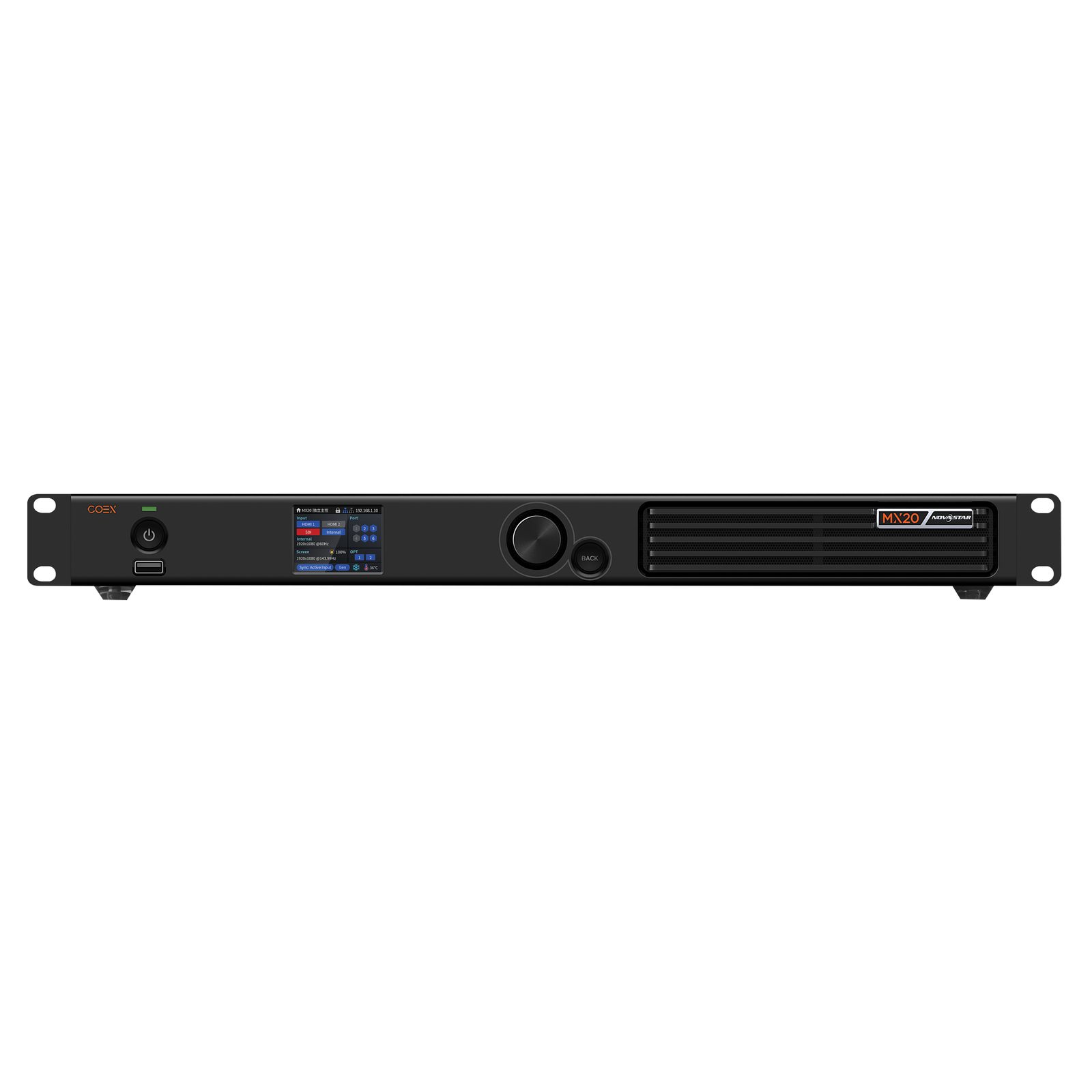Controller LED MX20 - HDMI 1.3, 3G-SDI, 6x GbE, 2x10G ottiche - NOVASTAR 101639
