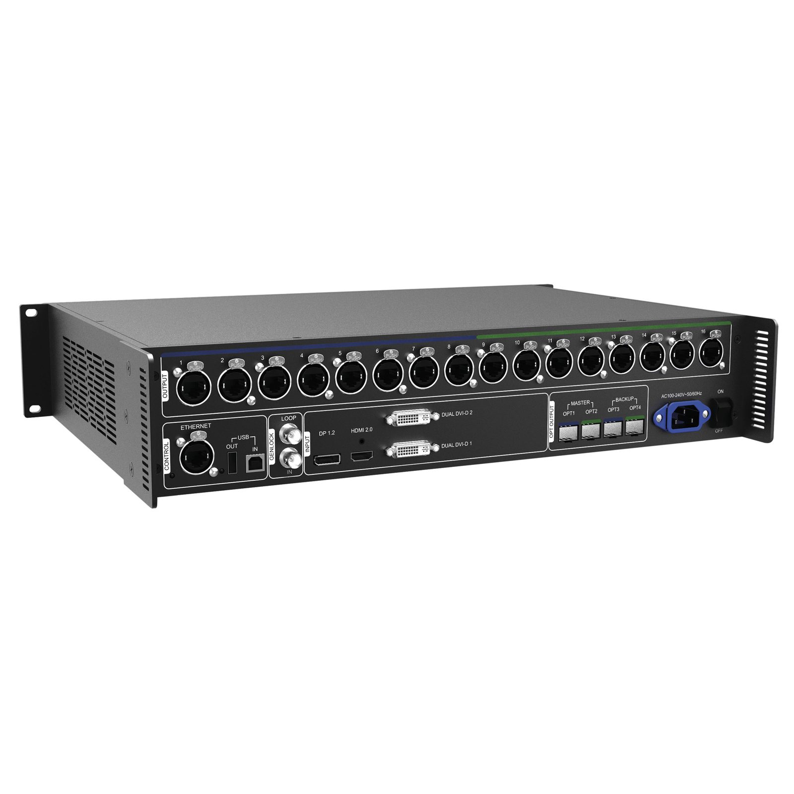 Controller LED 4K MCTRL4K - 3840x2160@60Hz, HDR, 16x GbE - NOVASTAR 101652