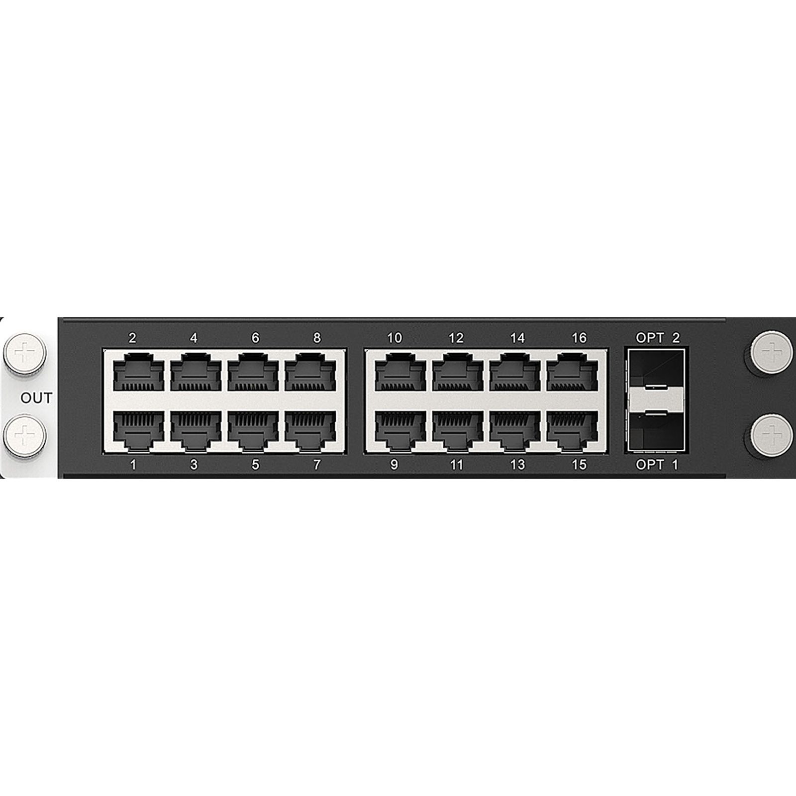 Scheda trasmissione 16x RJ45 + 2x Fibra 4K Serie H - NovaStar 101670
