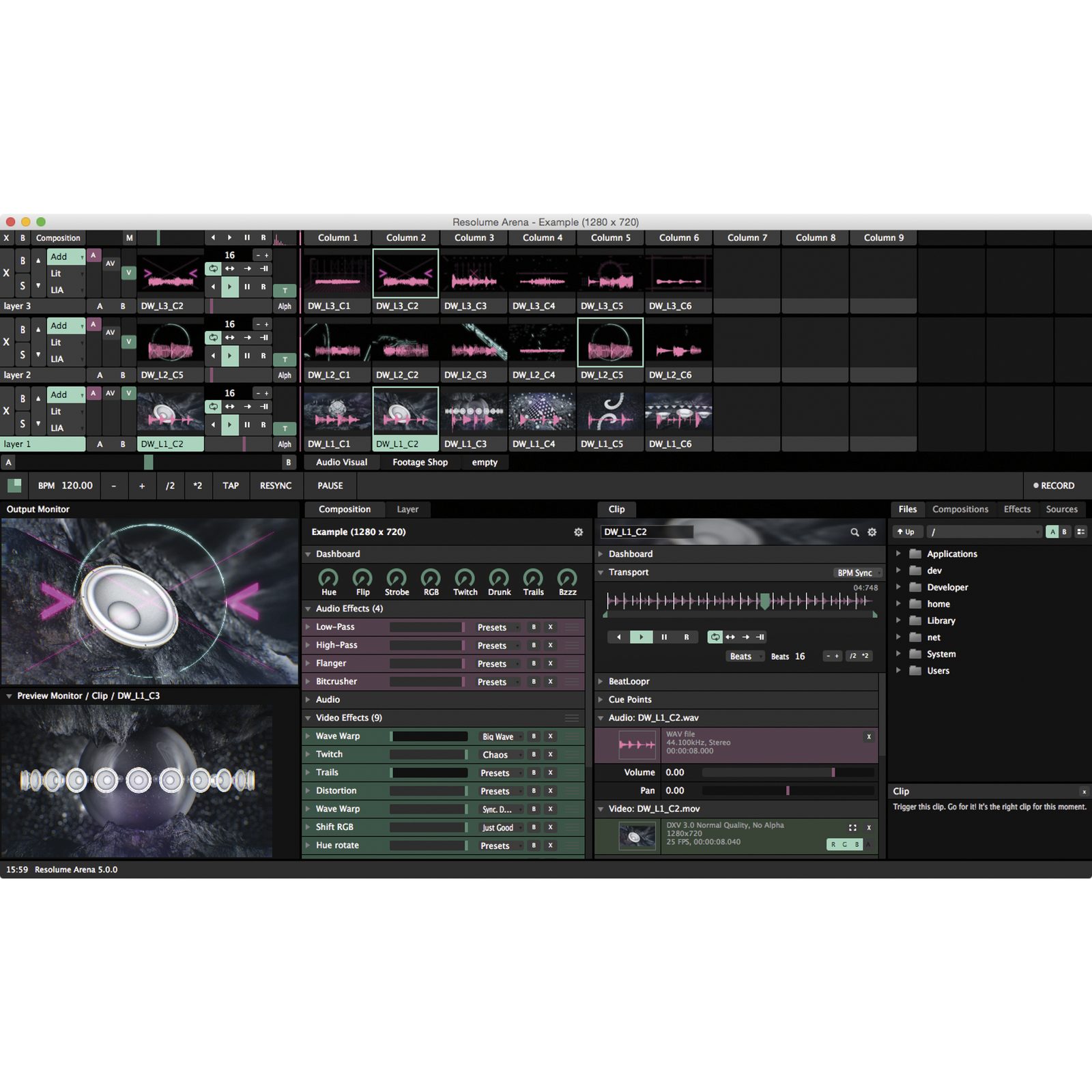 Resolume Arena 7.0 - Licenza Software VJ - Resolume 102400