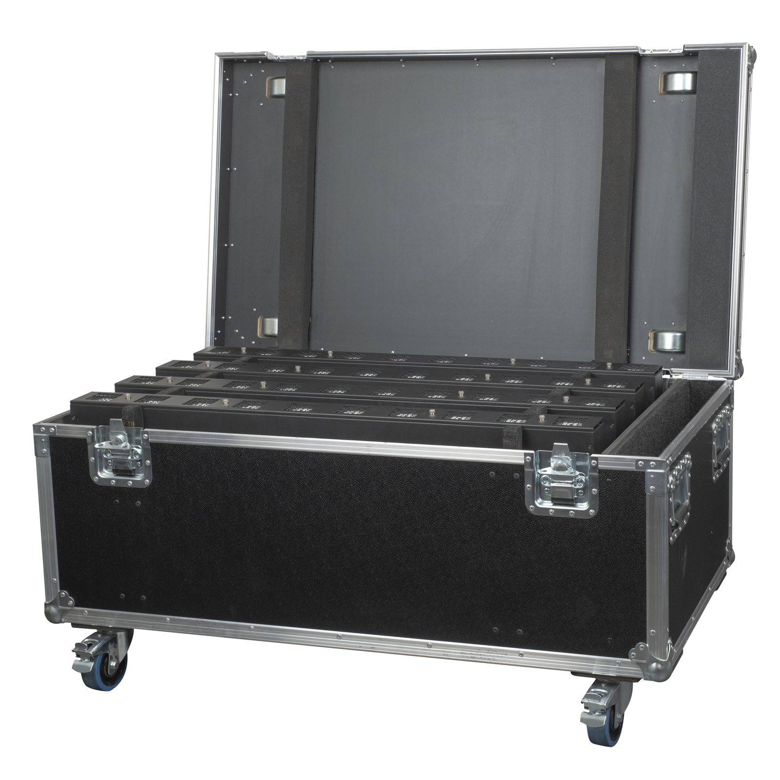 Flight case per 8x Sunstrip LED con vano accessori - Showtec 30755