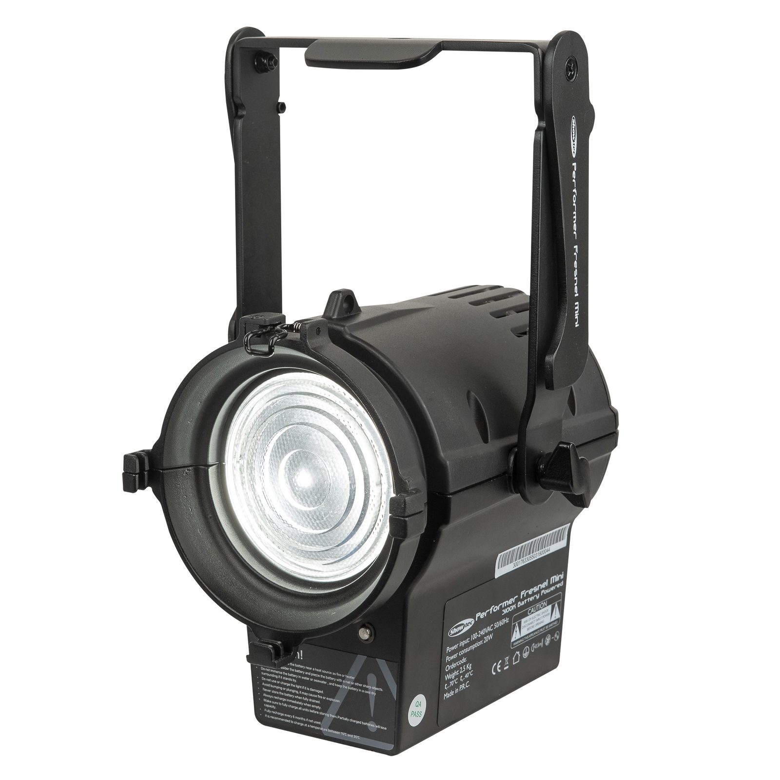 Performer Fresnel Mini DMX Compact 30 W Warm White Theatre LED - Showtec 33054