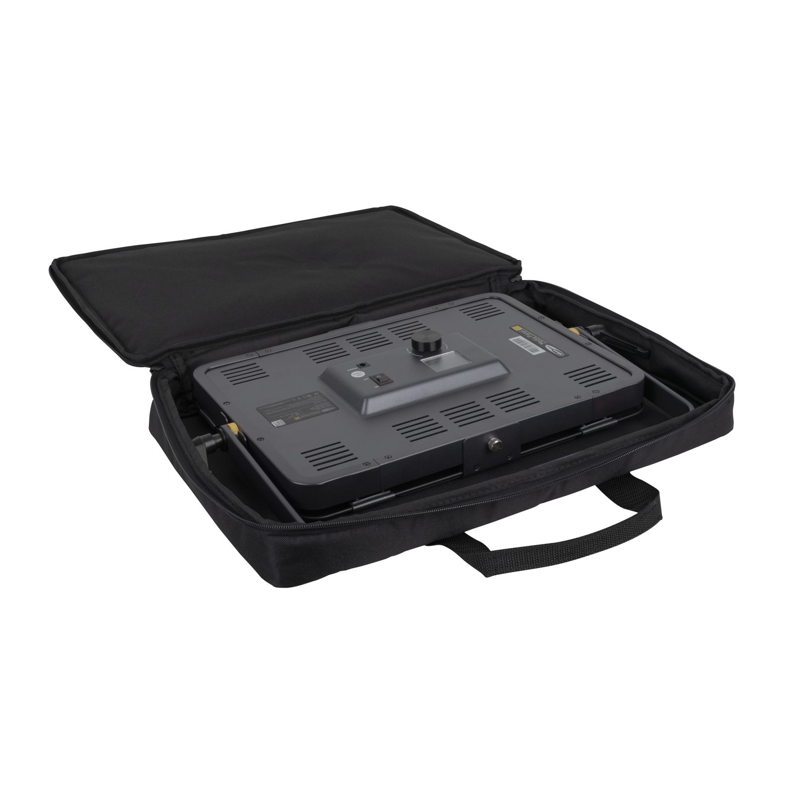 Borsa di trasporto per Showtec Media Panel 100 in Cordura nera - Showgear 33311