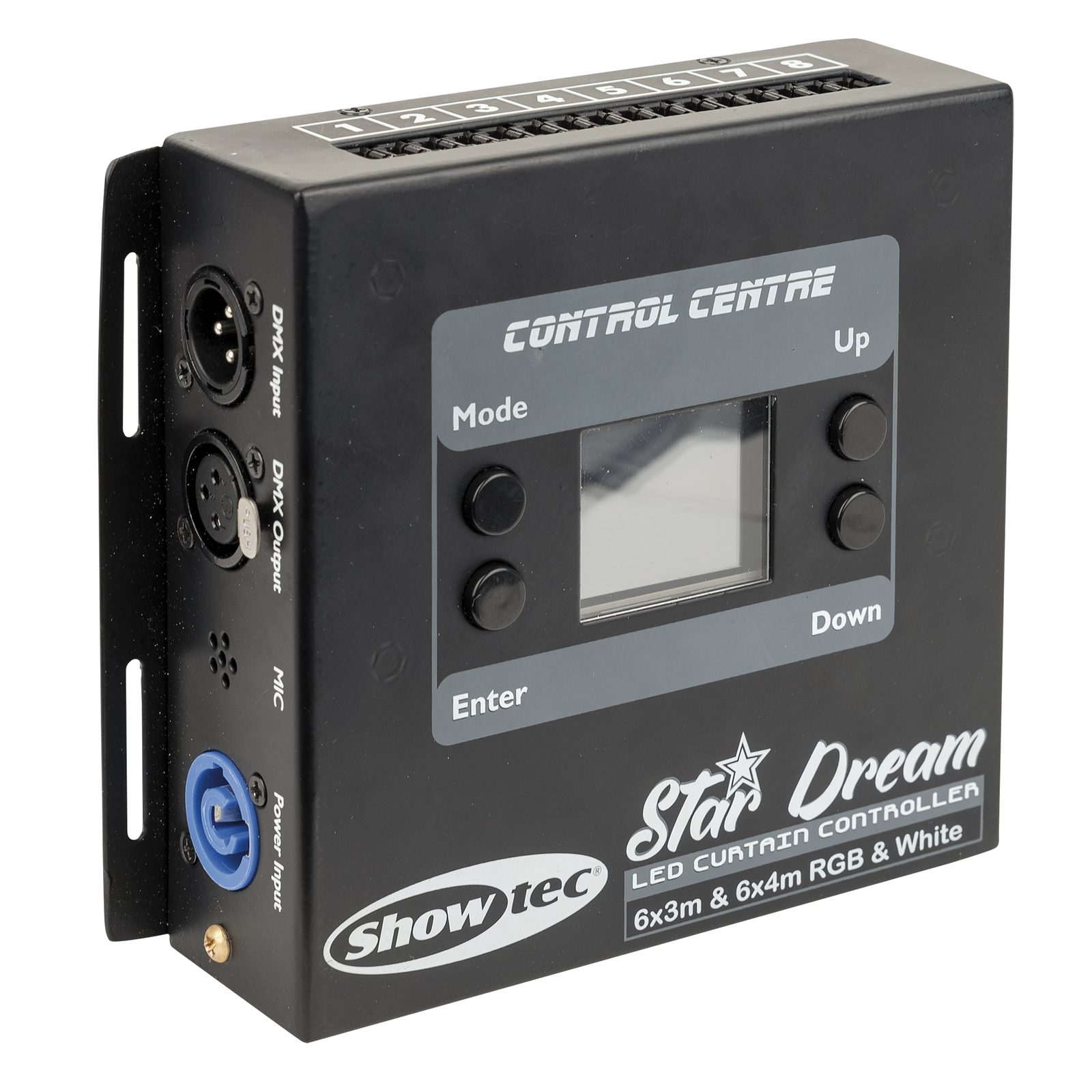Telo cielo stellato LED 6x3m, 128 LED RGB, controller incluso - Showtec 40429