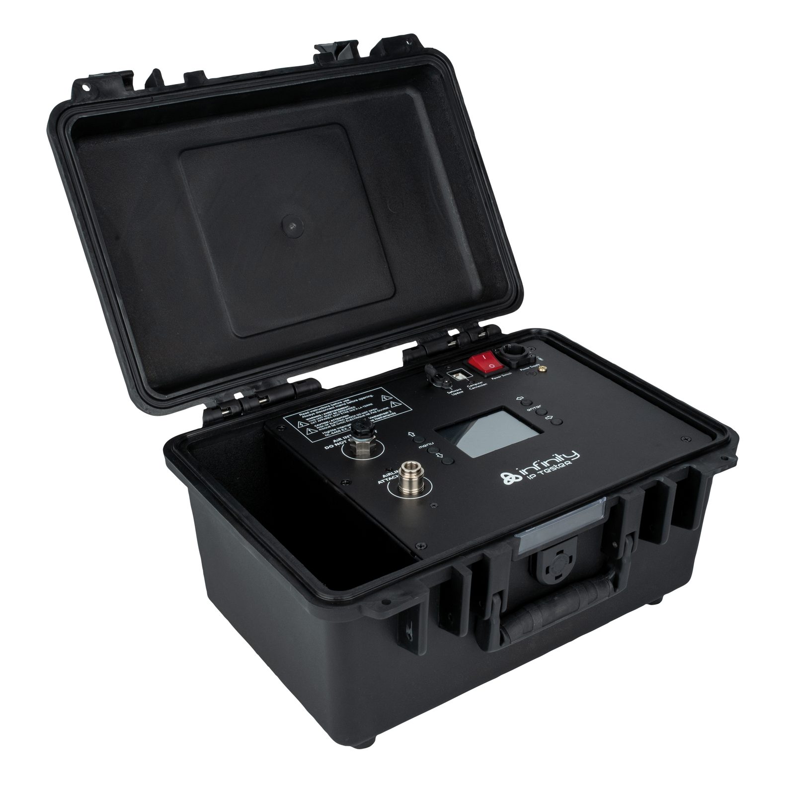 Tester IP portatile per prodotti Infinity con valvole Gore, ABS, nero - Infinity 41549