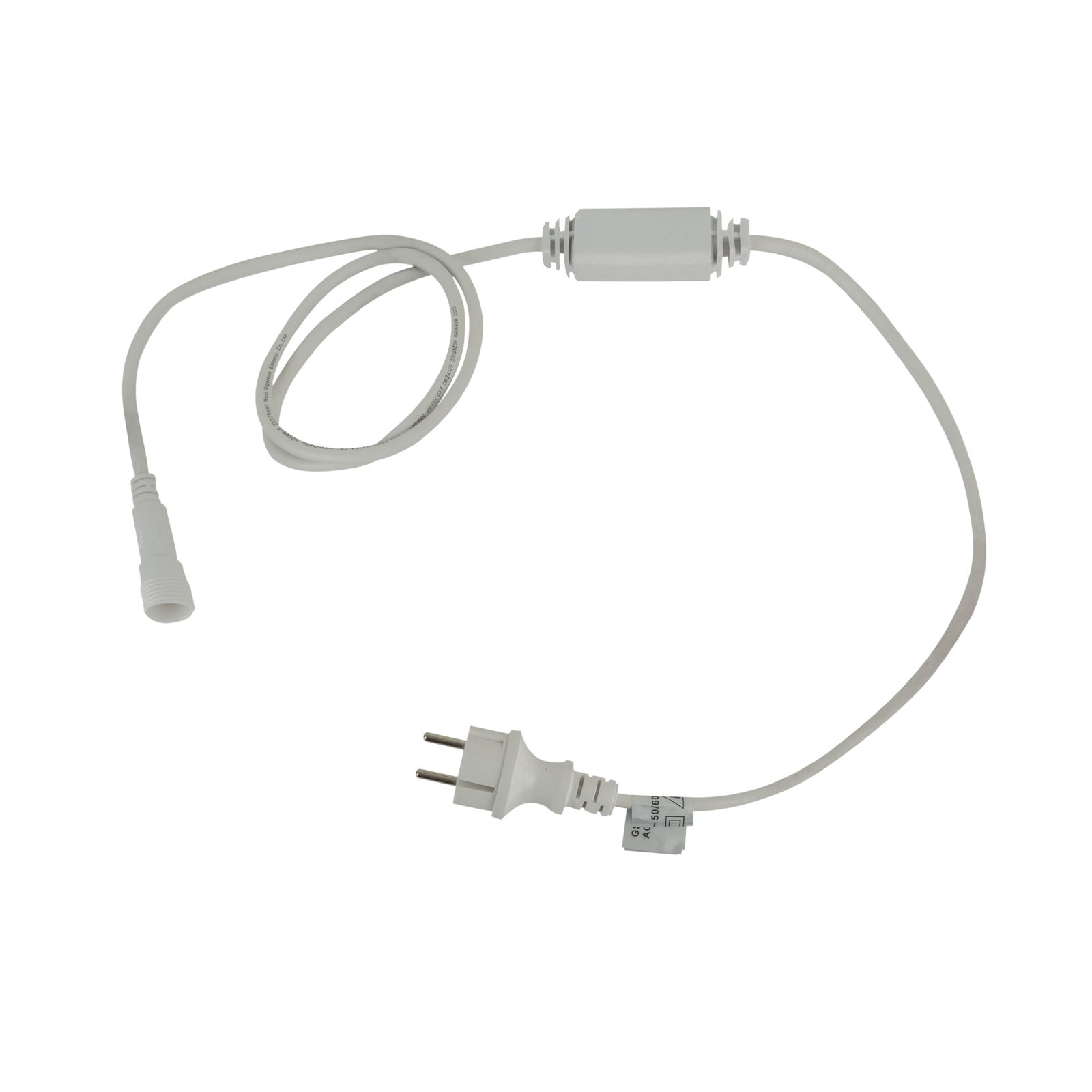 Cavo di alimentazione LED per stringa/ghiacciolo Bianco Spina Schuko 1.5 m - Showtec 41891