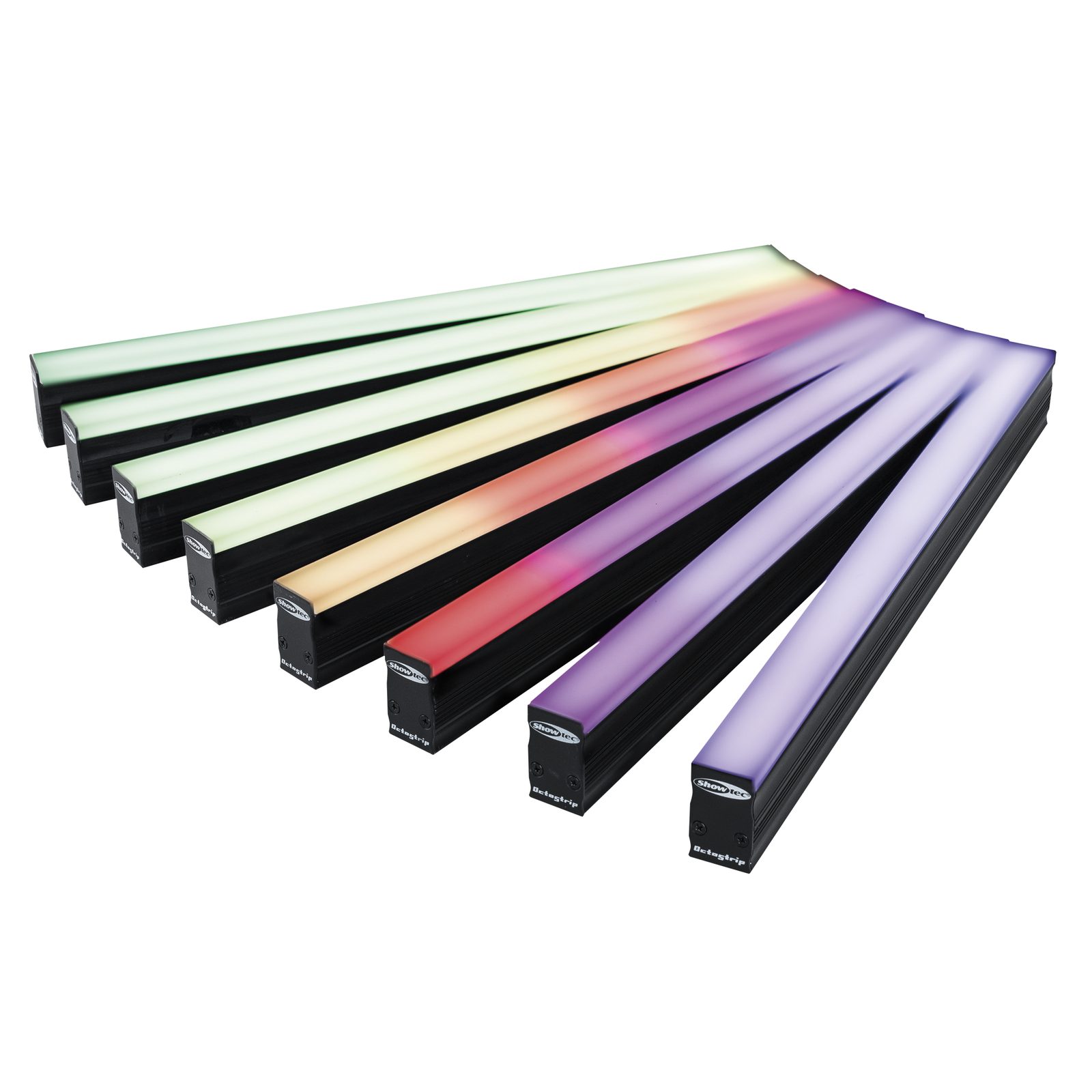Set LED Octostrip MKII - 8 strisce RGB 50cm, 25W, DMX/Art-Net - Showtec 42235