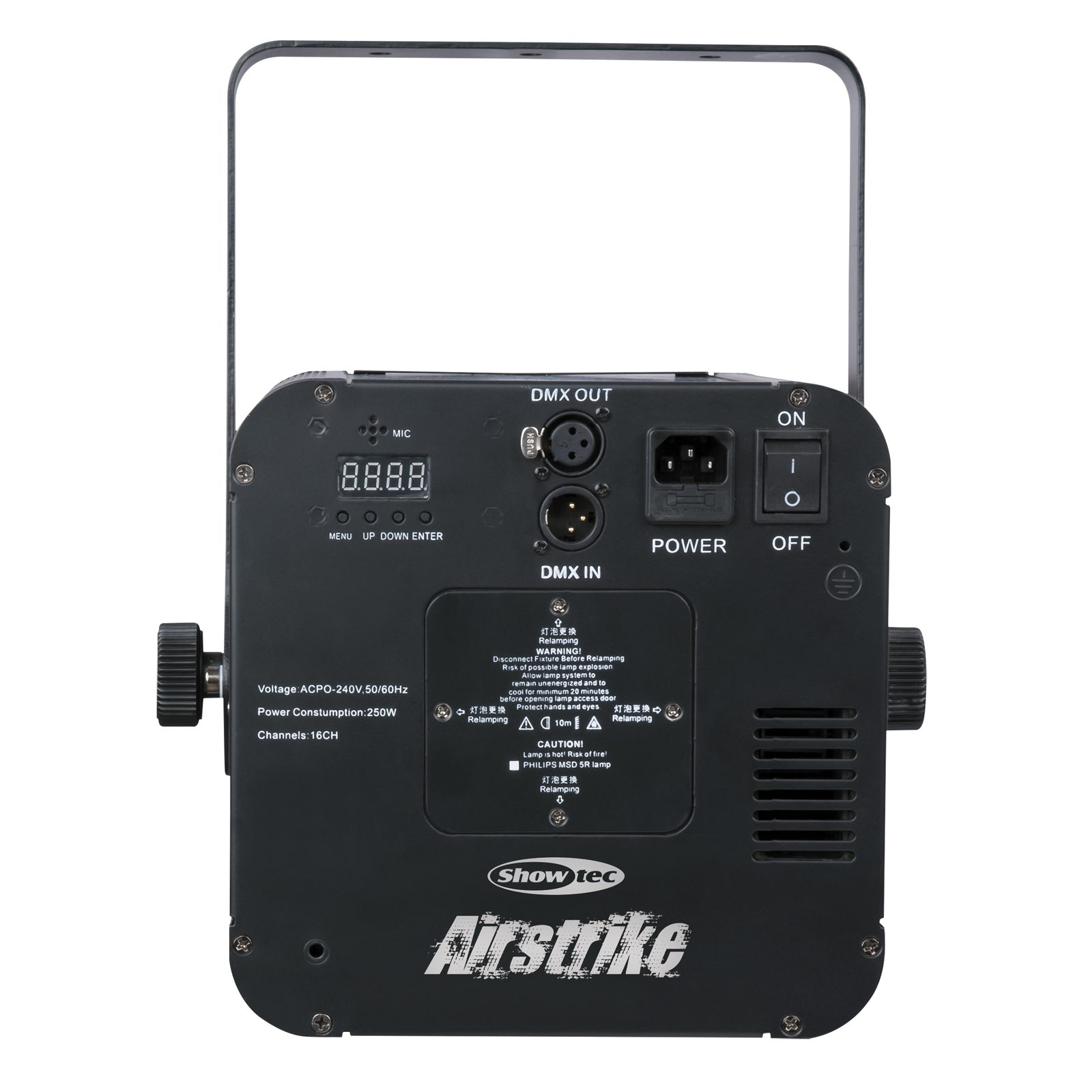 Effetto Beam Airstrike 190W 5R DMX 10ch - Showtec 43158