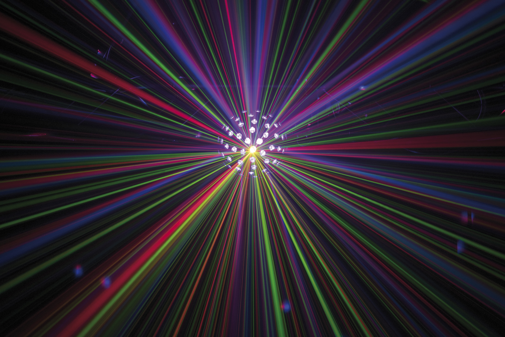 Sfera Specchiata Colourburst RGBW Laser Rosso/Verde - Showtec 43163