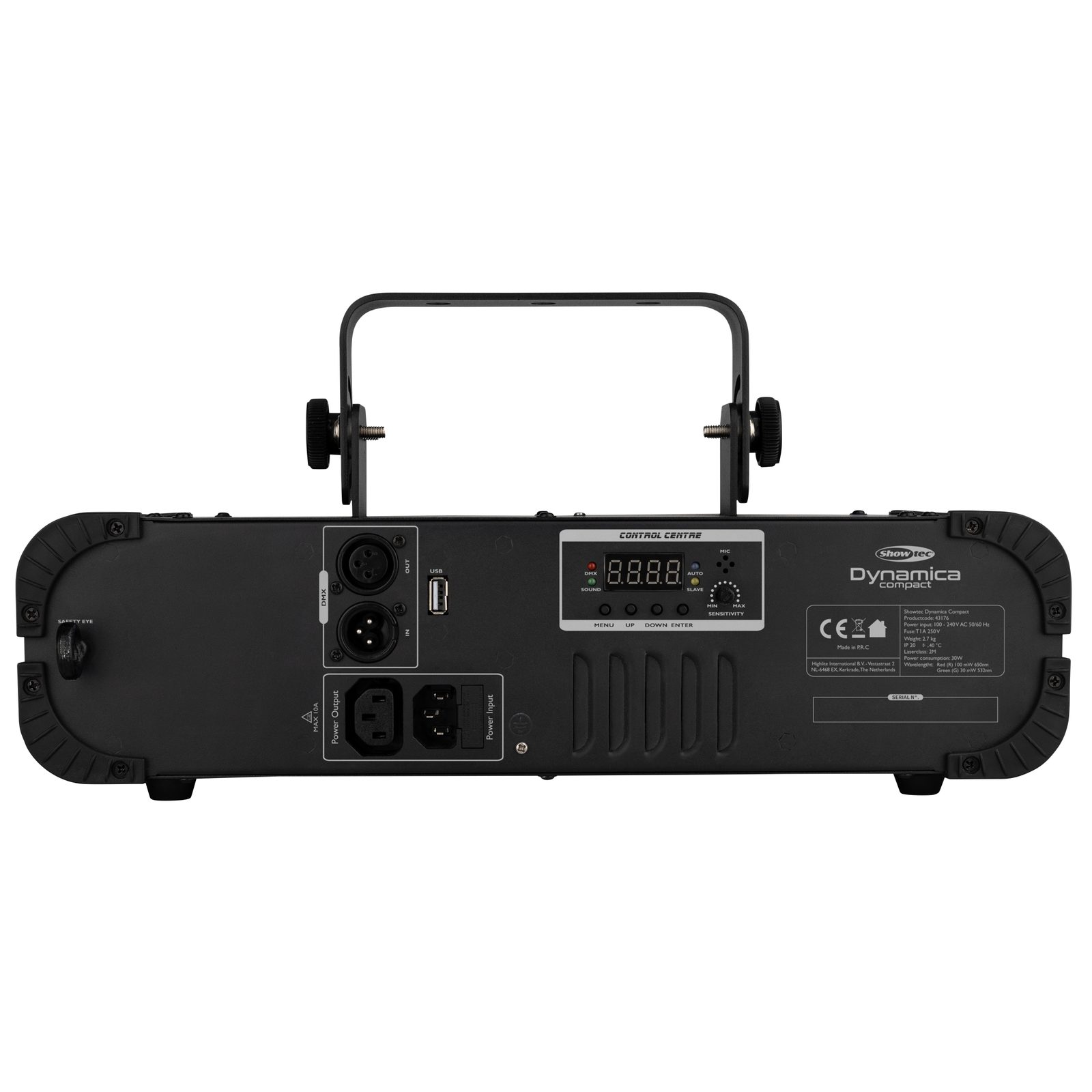 Effetto Luce 4 in 1 Beam Strobo UV Laser RG 130mW Classe2M - Showtec 43176