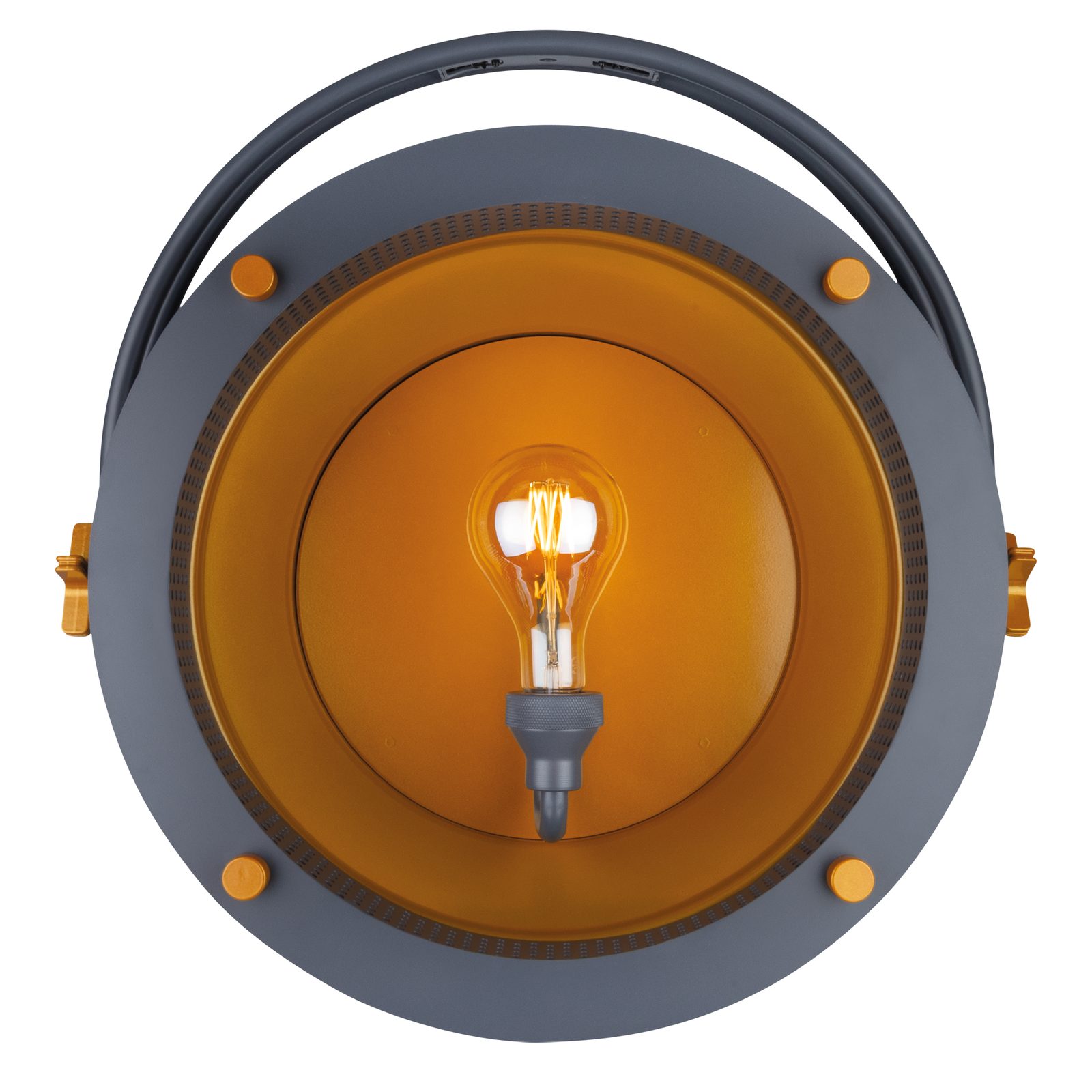Edison Vintage 1 - Dimmer LED DMX E27 Pale Gold/Grey - Showtec 43330