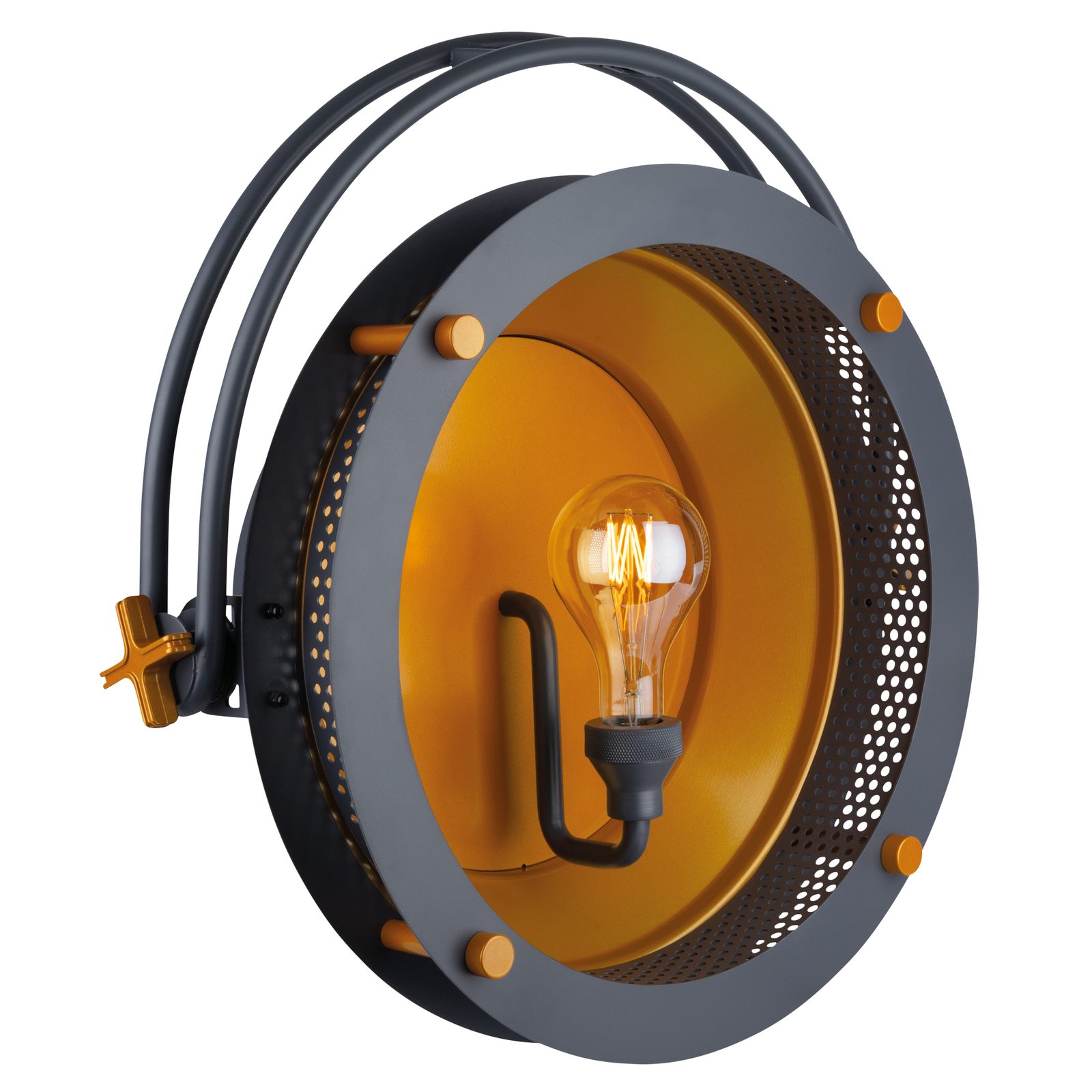 Edison Vintage 1 - Dimmer LED DMX E27 Pale Gold/Grey - Showtec 43330