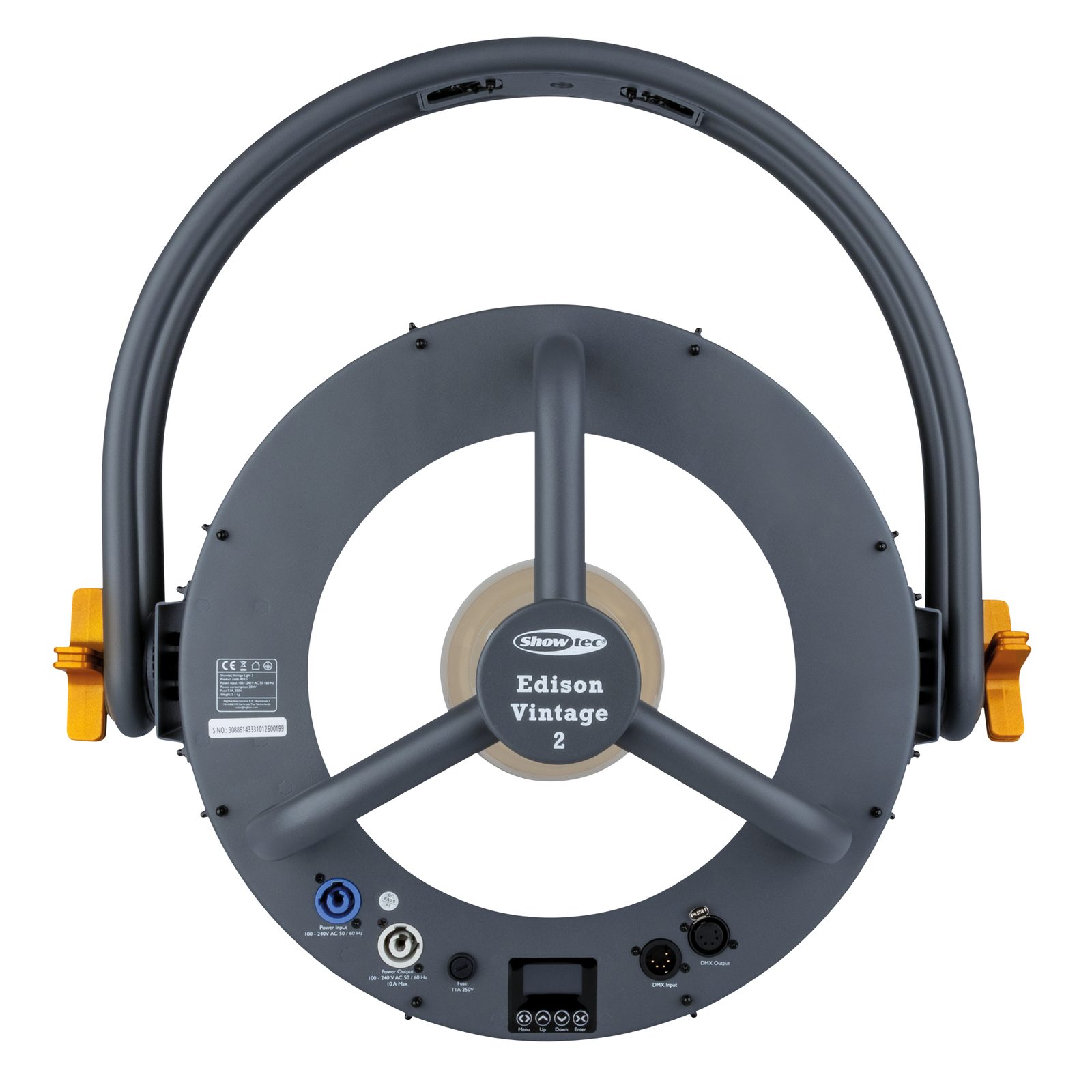 Edison Vintage 2 - Dimmer LED DMX E27 Pale Gold/Grey - Showtec 43331