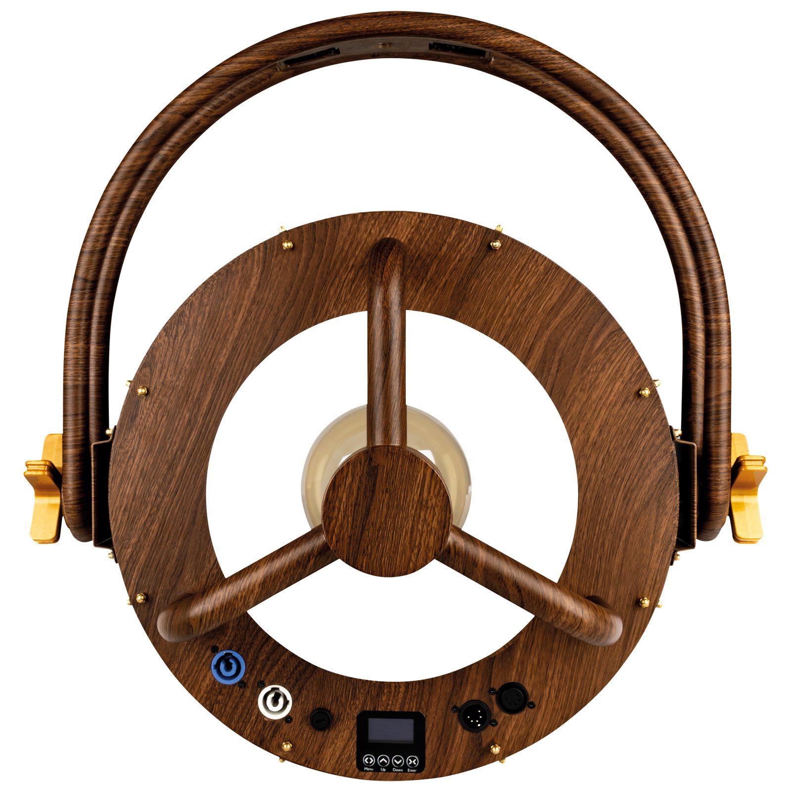 Edison Vintage 2 - Dimmer LED DMX E27 Pale Gold/Wood Grain - Showtec 43333