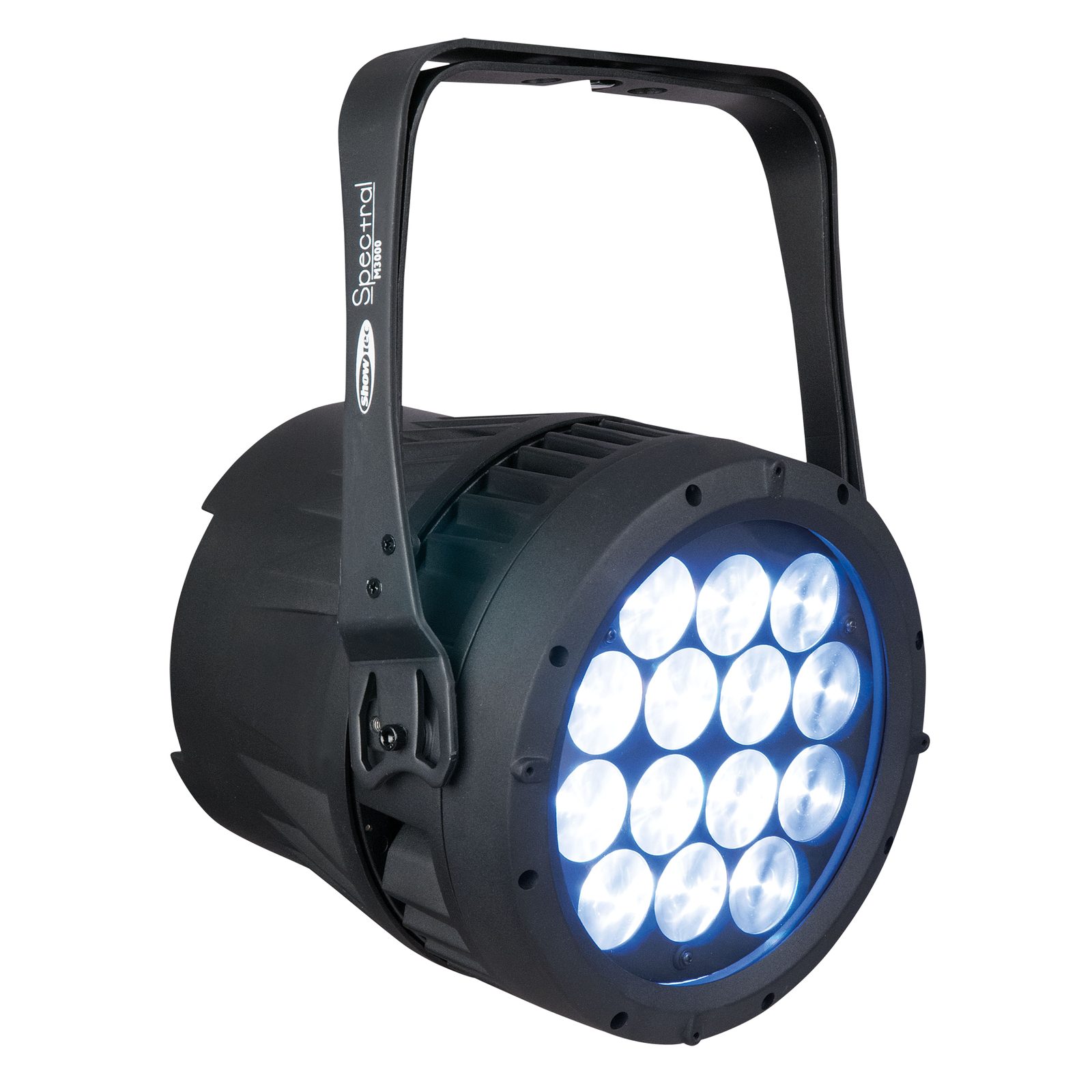 Parcan LED RGBW 14x12W zoom motorizzato 8°-40° spot to wash - Showtec 43548