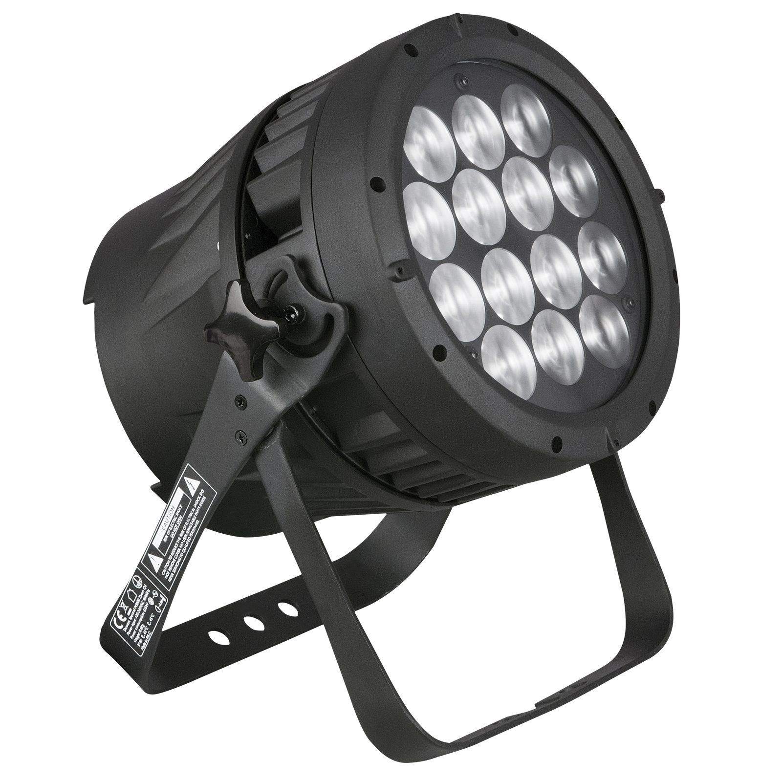 Parcan LED RGBW 14x12W zoom motorizzato 8°-40° spot to wash - Showtec 43548