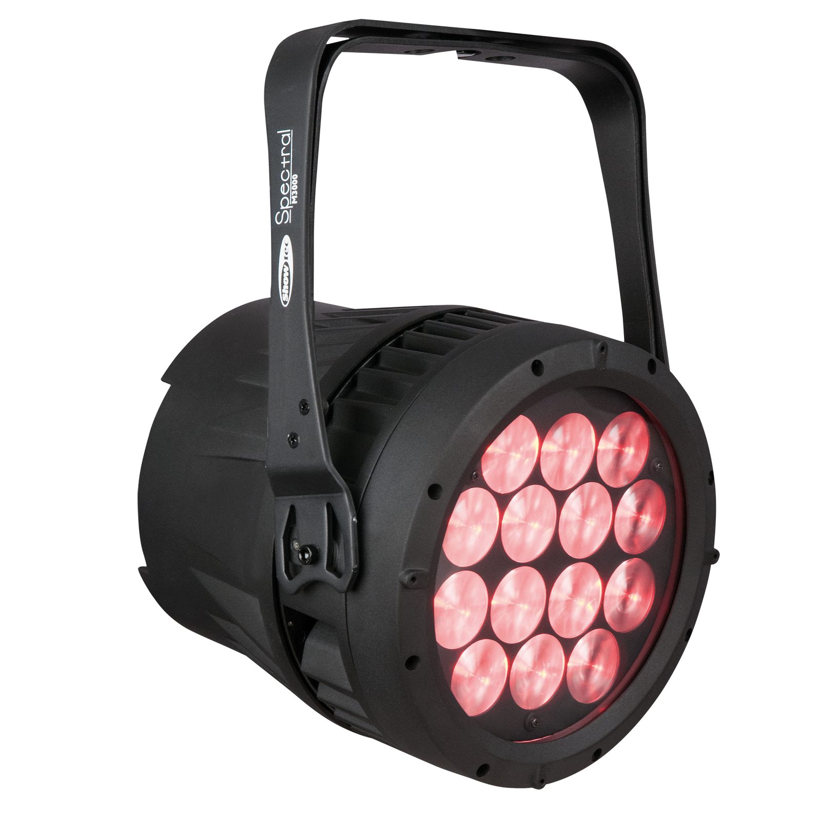 Parcan LED RGBW 14x12W zoom motorizzato 8°-40° spot to wash - Showtec 43548