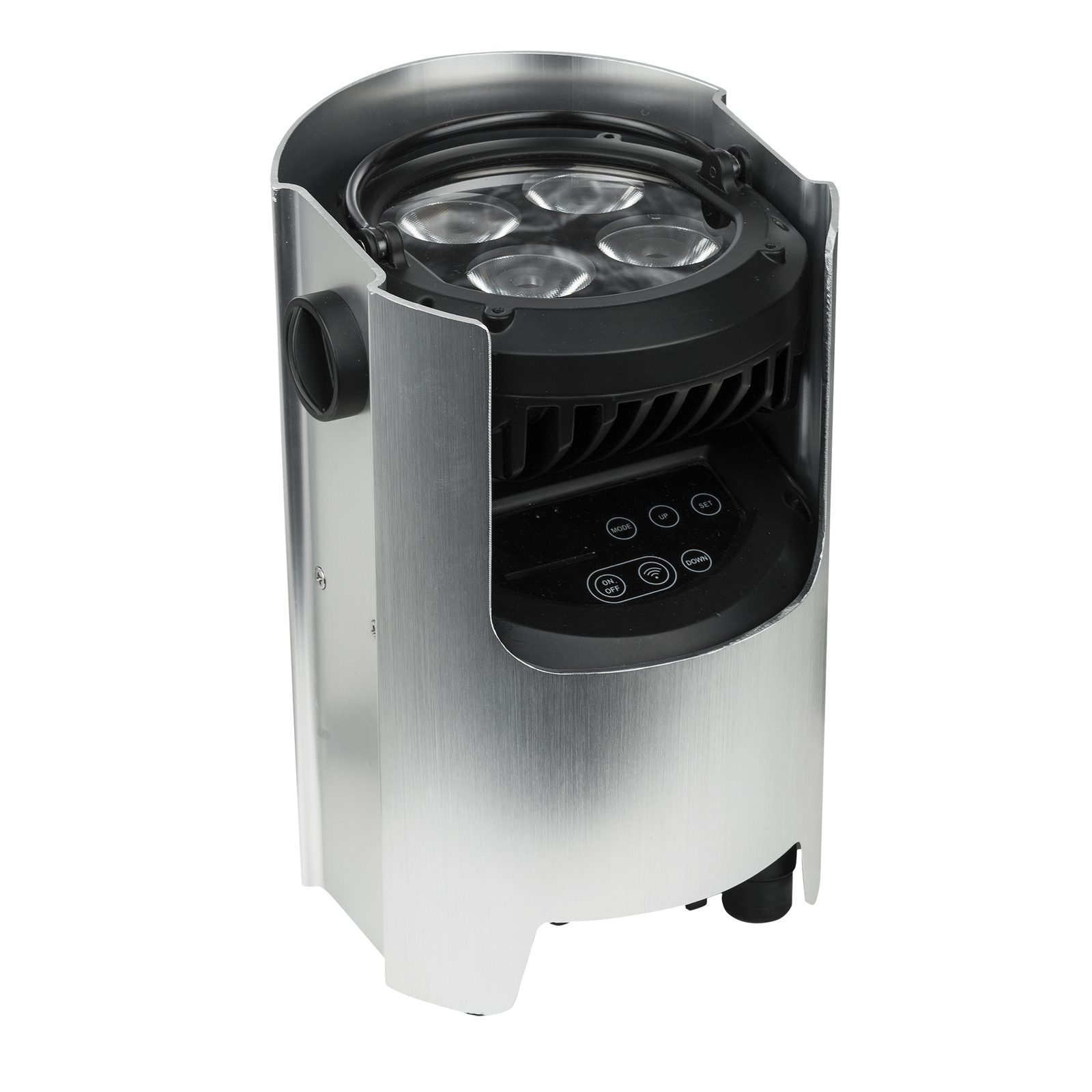Faro LED batteria EventSpot 1600 Q4 Silver - Showtec 44051