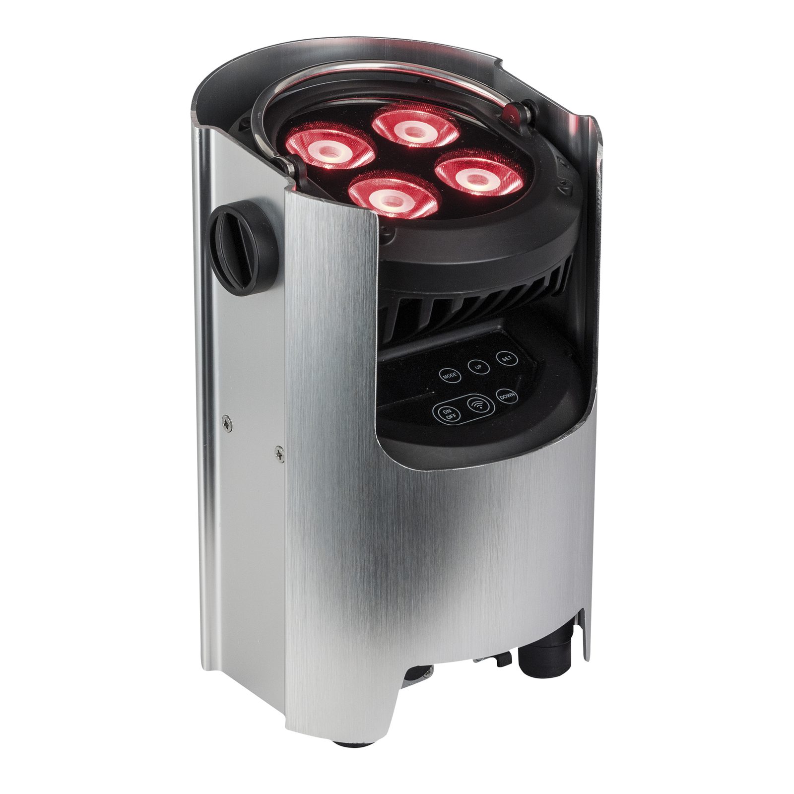 Faro LED batteria EventSpot 1600 Q4 Silver - Showtec 44051