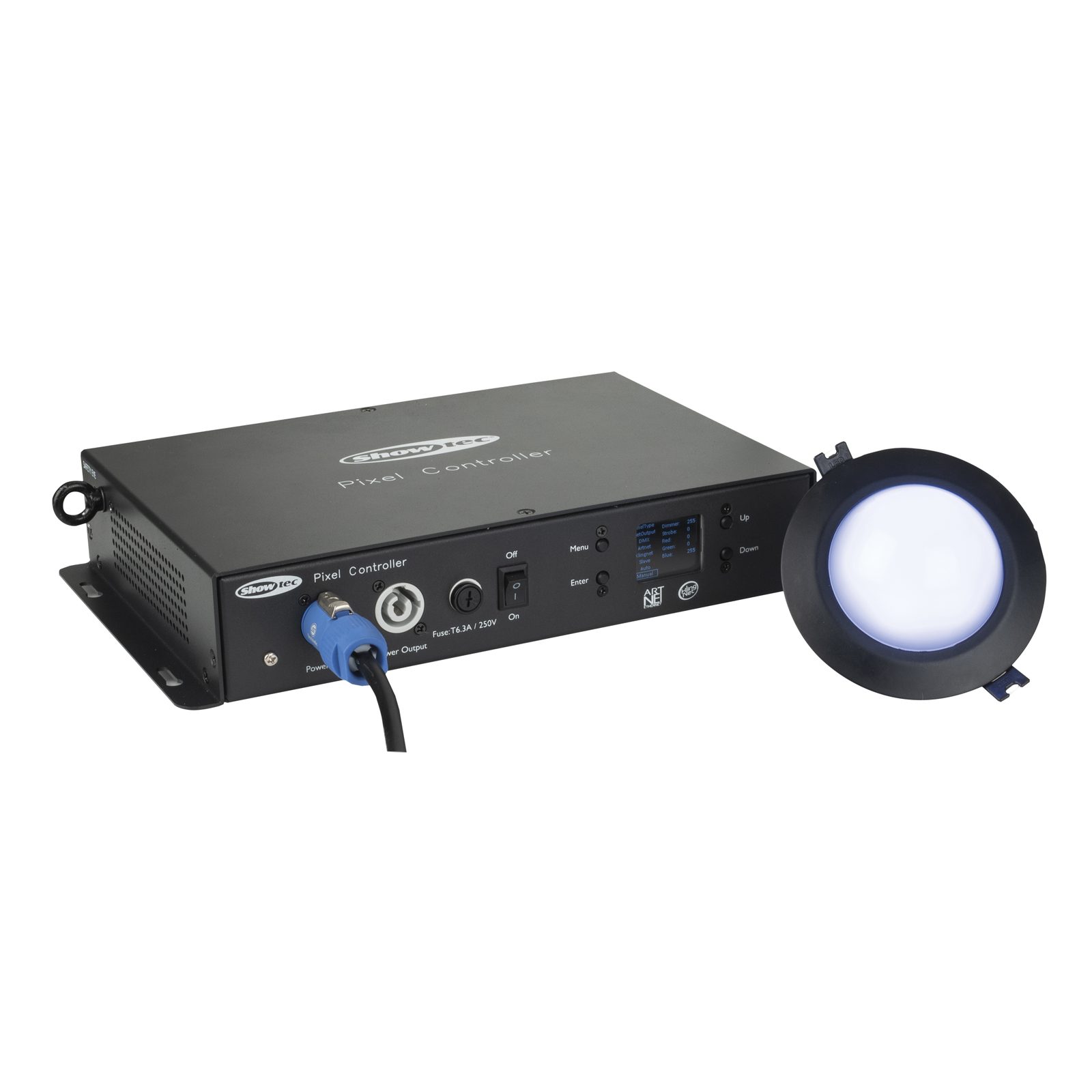 Pixel Dot LED RGB 50mm 6x3W daisy-chain - Showtec 44530