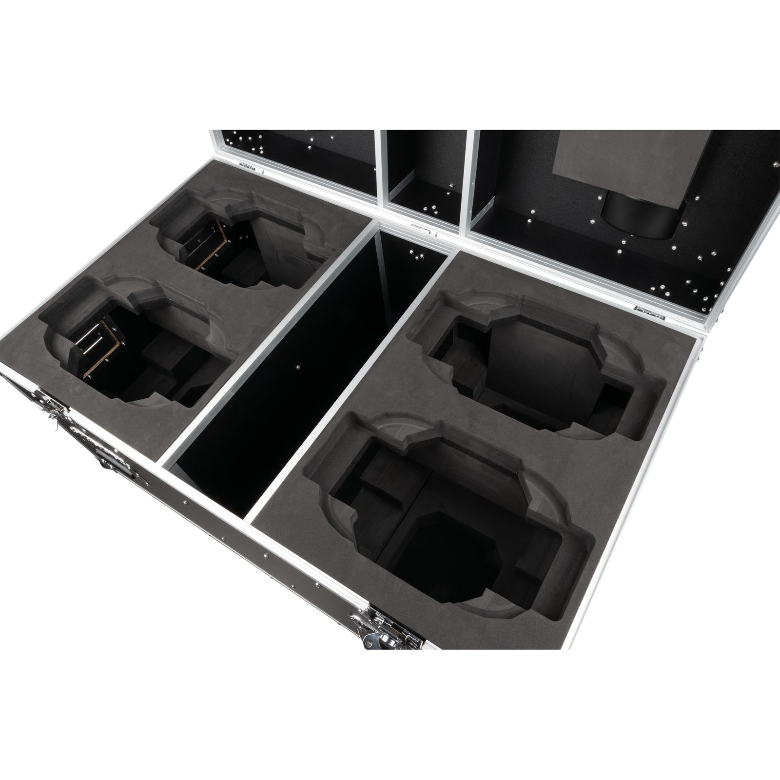 Flight case per 4x Xpression 2000 con scomparto - Showtec 47090
