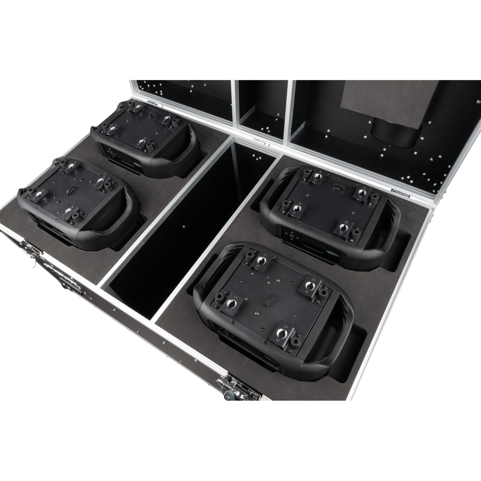 Flight case per 4x Xpression 2000 con scomparto - Showtec 47090