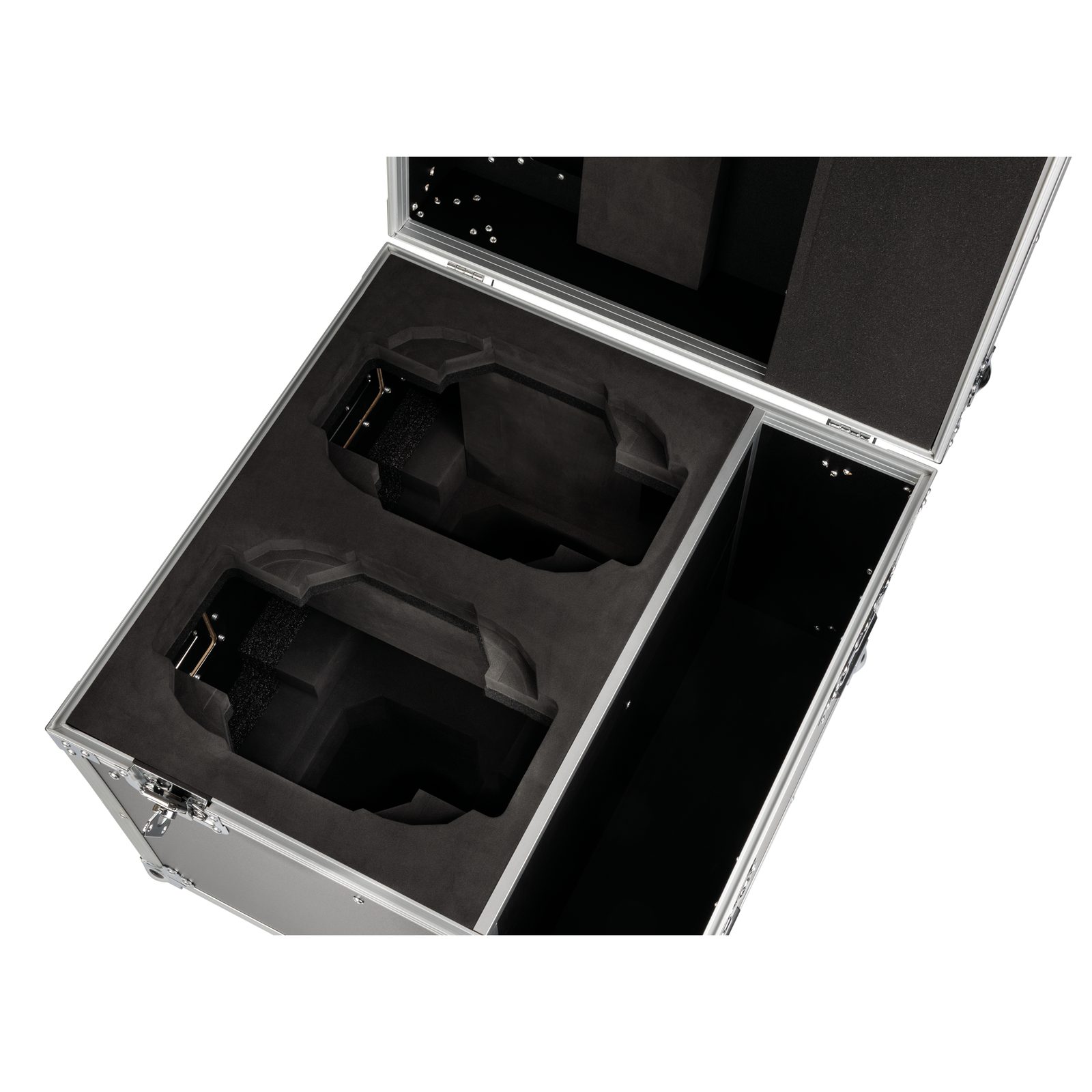 Flight case per 2x Xpression 2000 con scomparto - Showtec 47091
