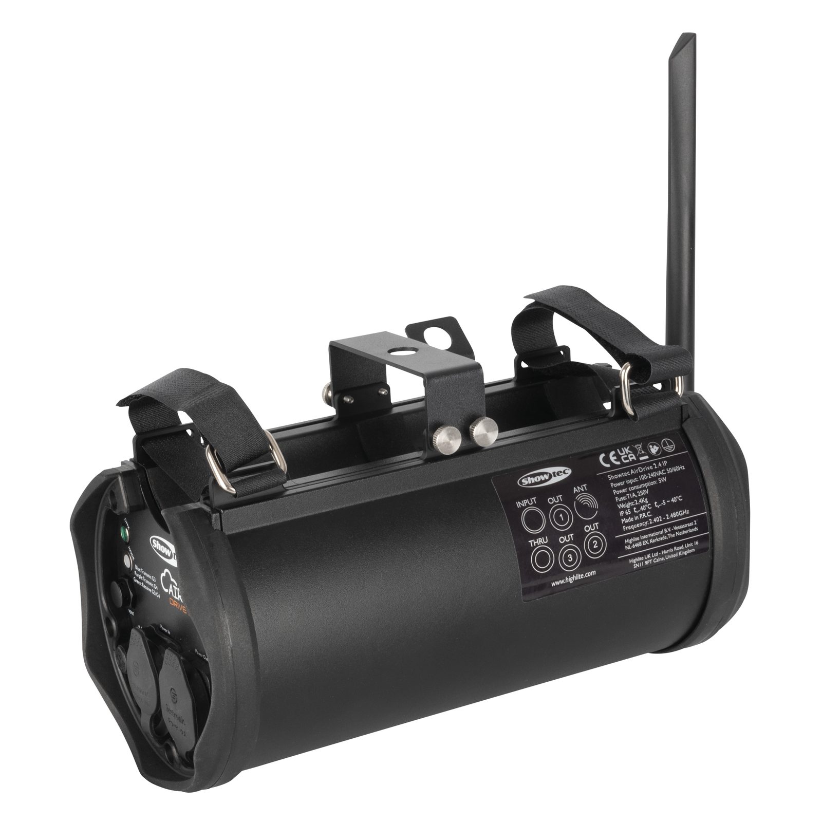 Ricetrasmettitore DMX wireless AirDrive 2.4 IP 3-pin XLR - Showtec 50266