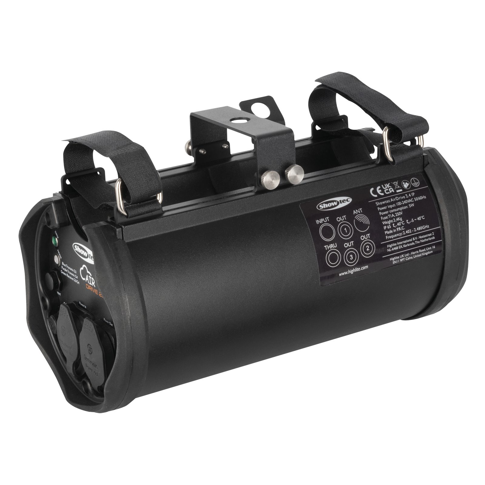 Ricetrasmettitore DMX wireless AirDrive 2.4 IP 3-pin XLR - Showtec 50266
