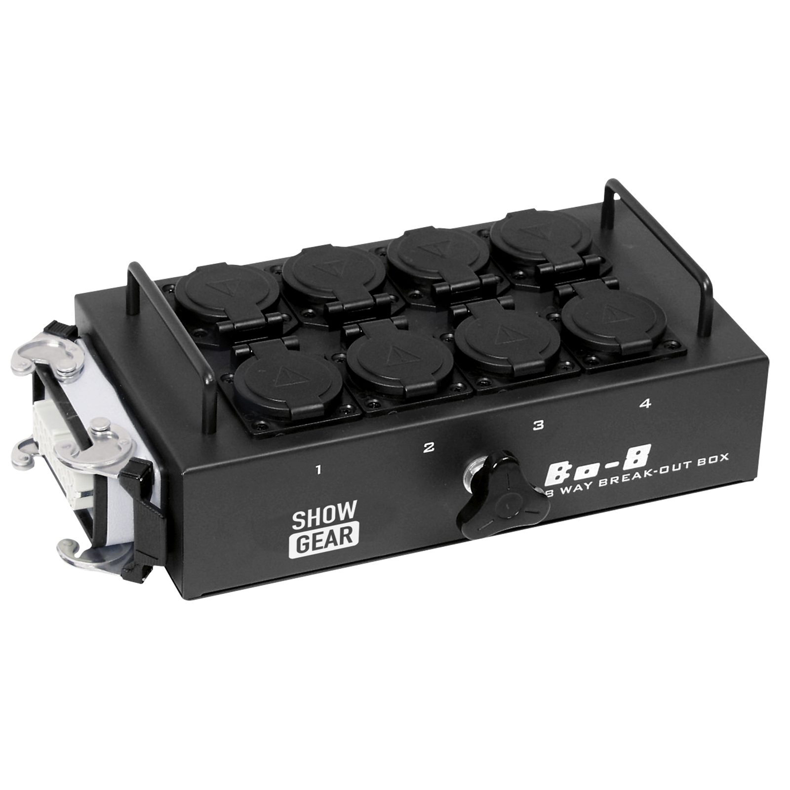 BO-8-S1 - Distributore 8 prese Schuko 1x16-pin - Showgear 50281