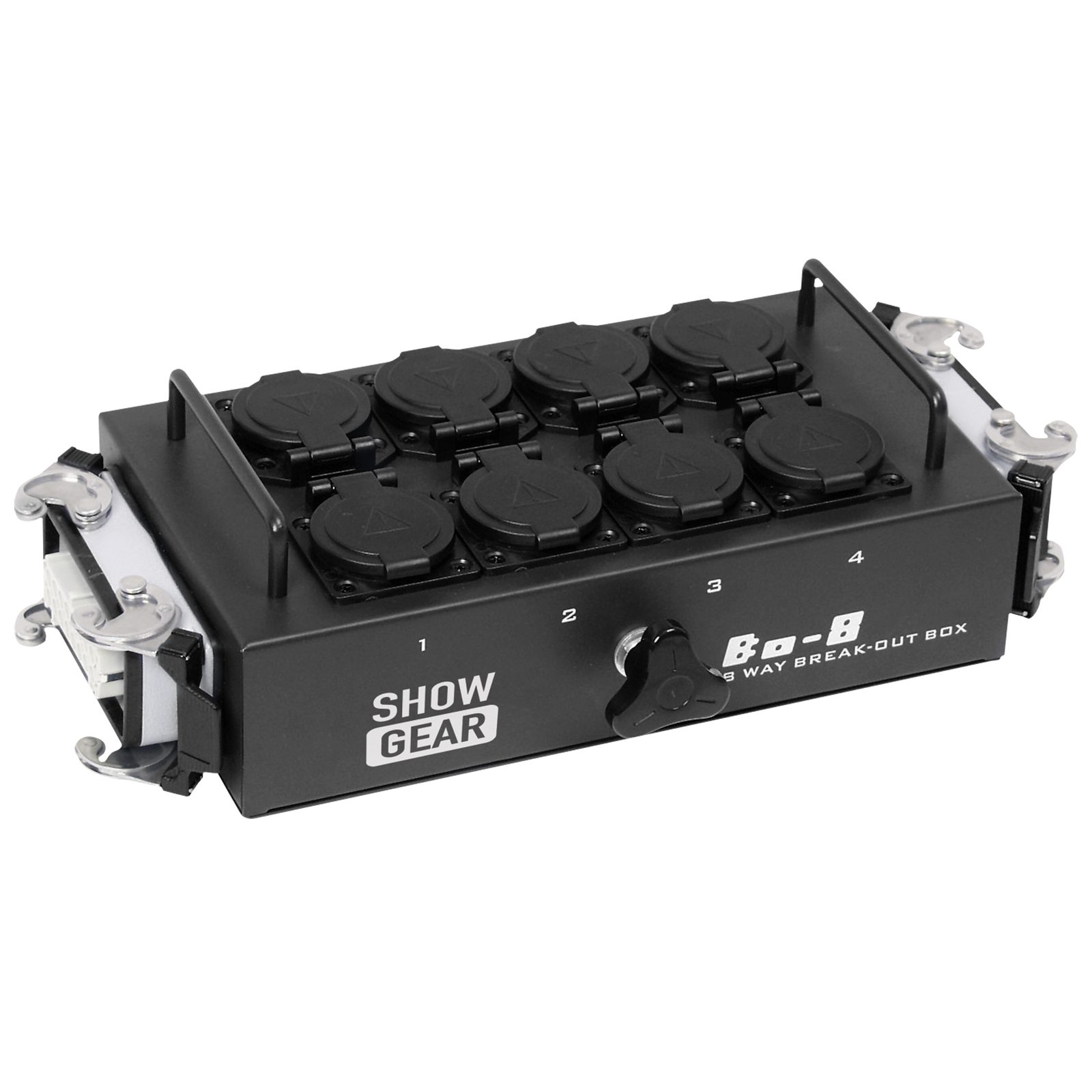 BO-8-S2 - Distributore 8 prese Schuko 2x16-pin - Showgear 50282