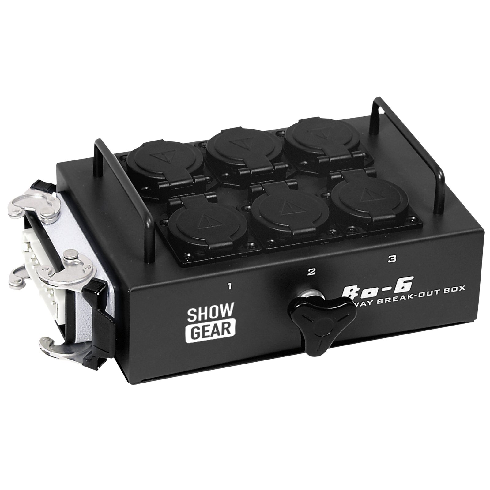 BO-6-S1 - Distributore 6 prese Schuko 1x16-pin - Showgear 50287