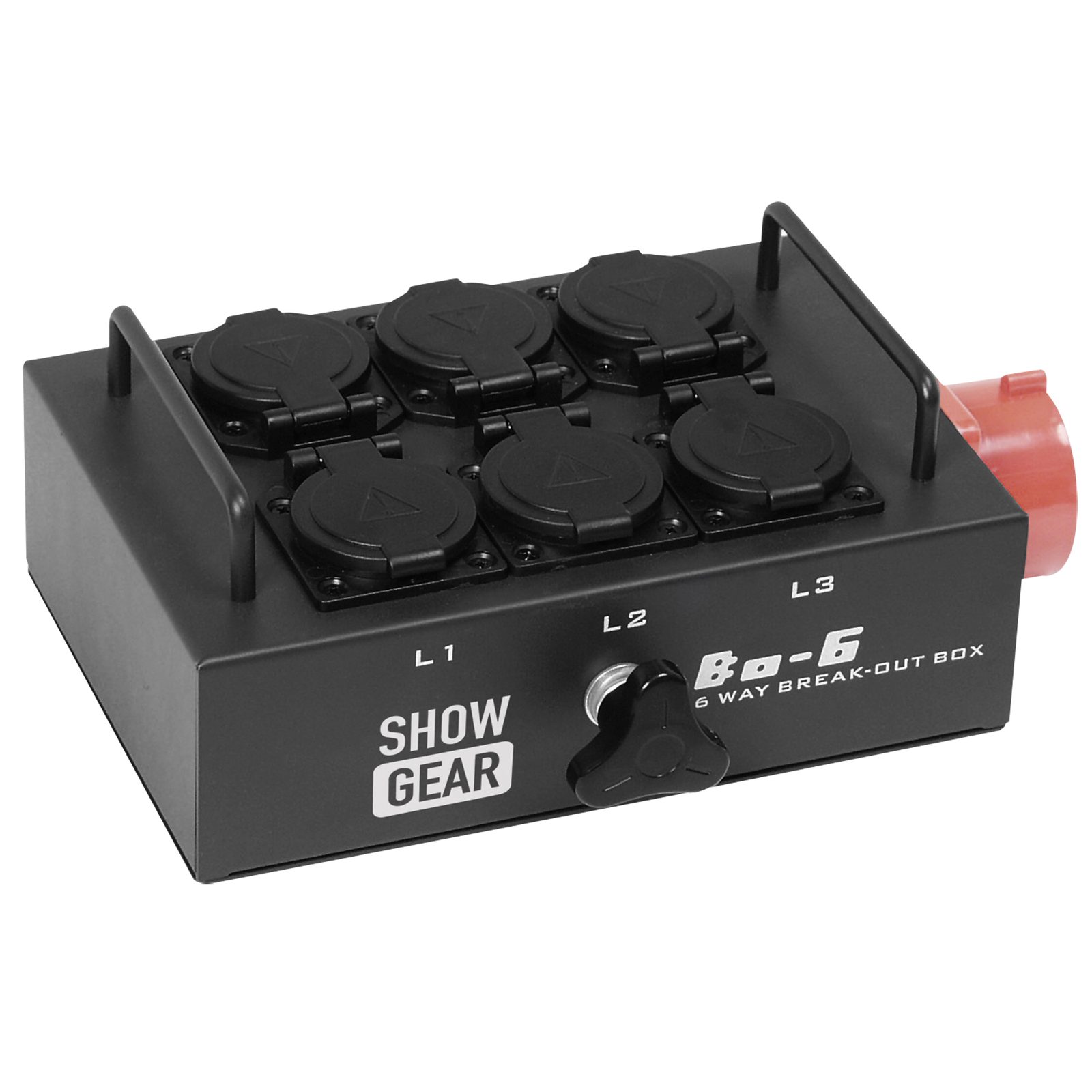 BO-6-PW - Distributore CEE 16A a 6 prese Schuko - Showgear 50290