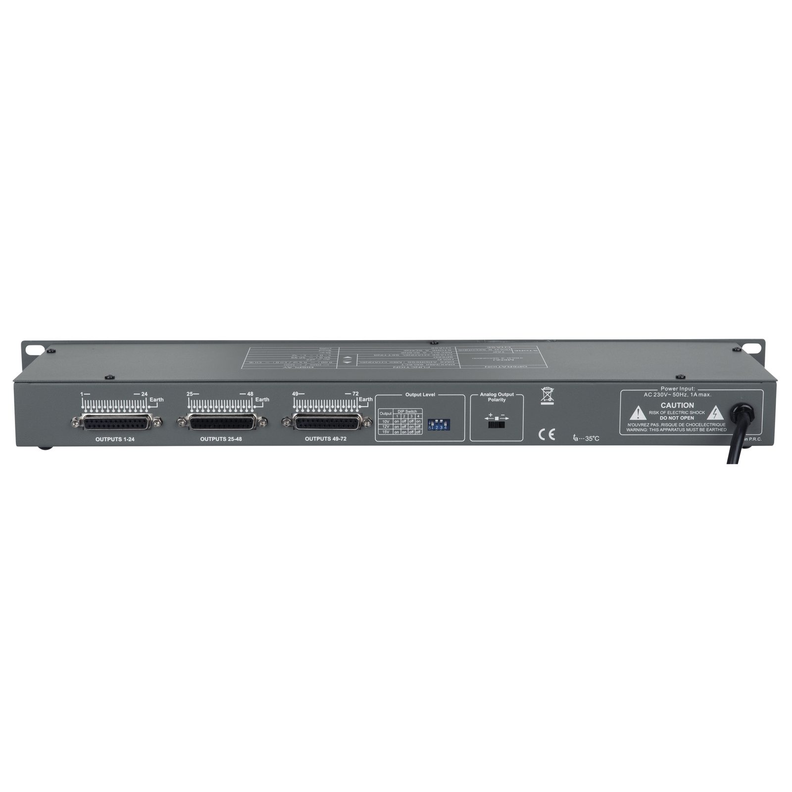 Convertitore DMX512 a 72 canali analogici - Showtec 50348