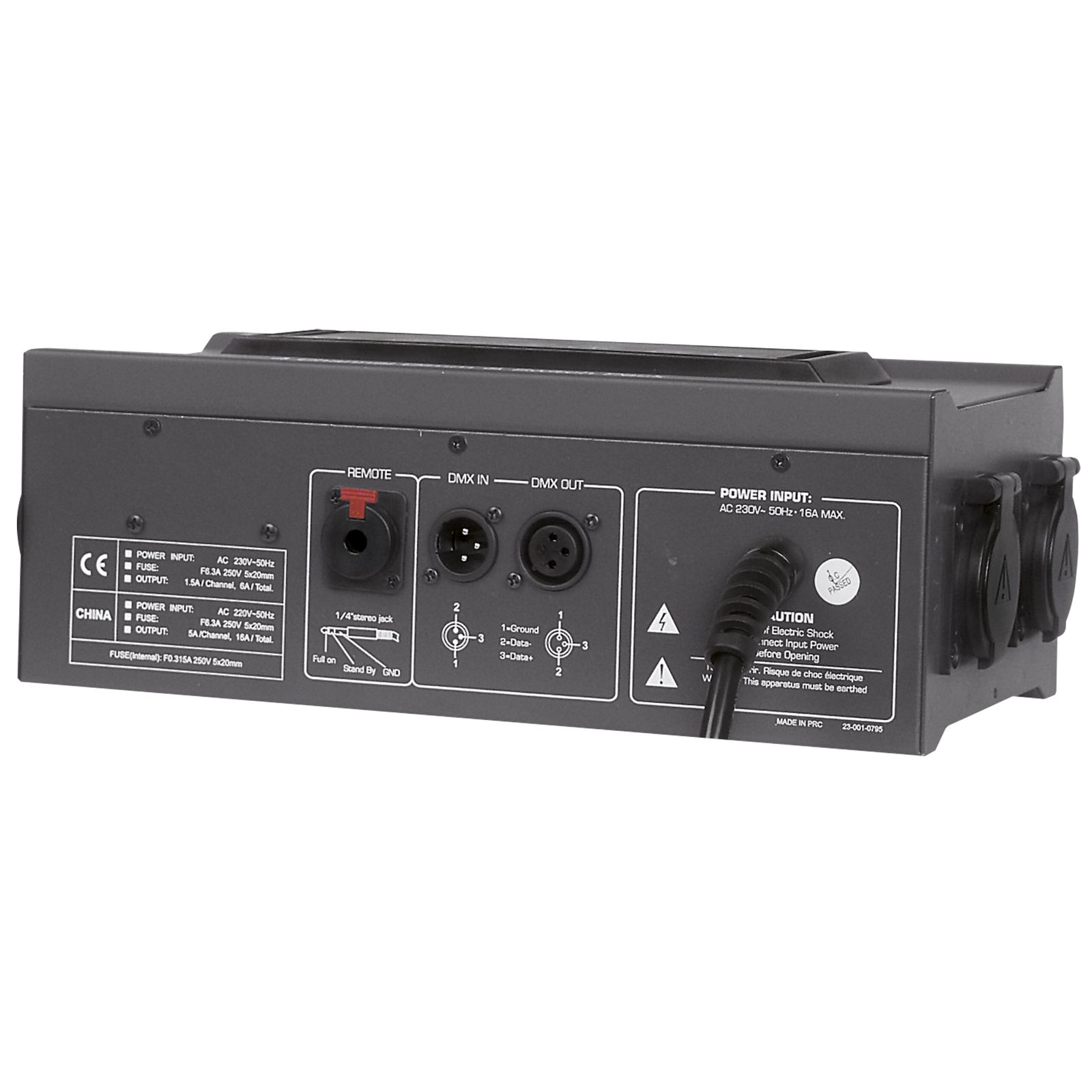 Dimmer pack DMX 4 canali 5A - Showtec 50370