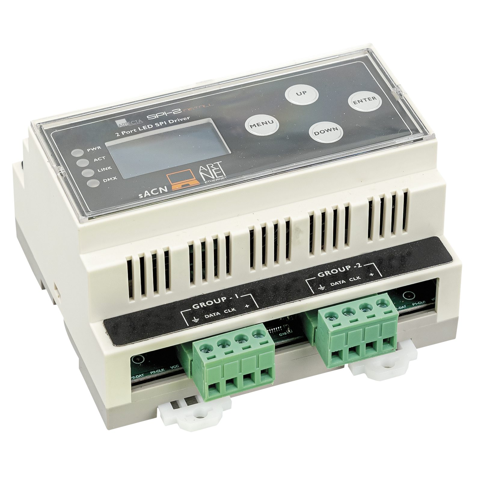 SPI-2 Install Controller SPI per guida DIN - Showtec 50412
