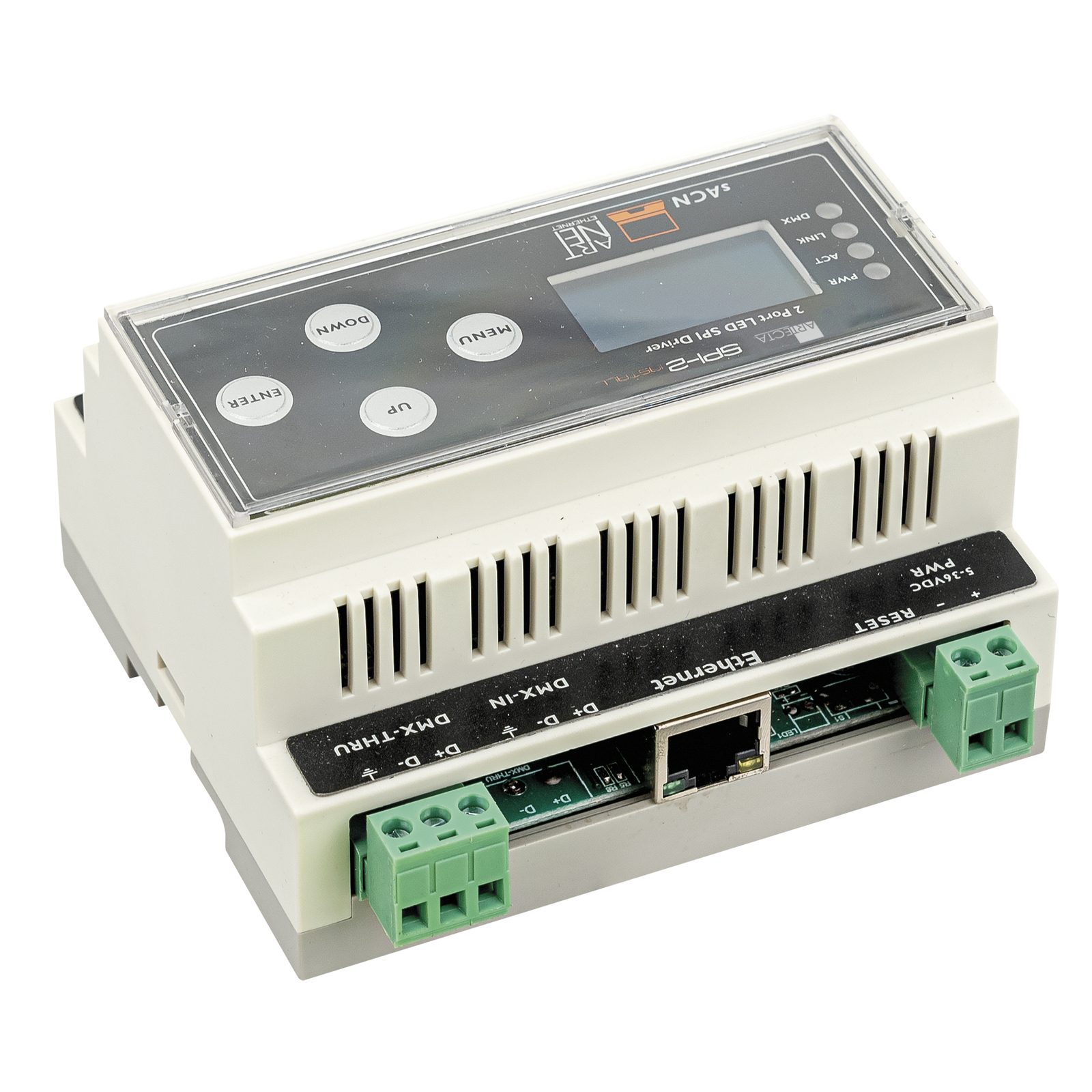 SPI-2 Install Controller SPI per guida DIN - Showtec 50412