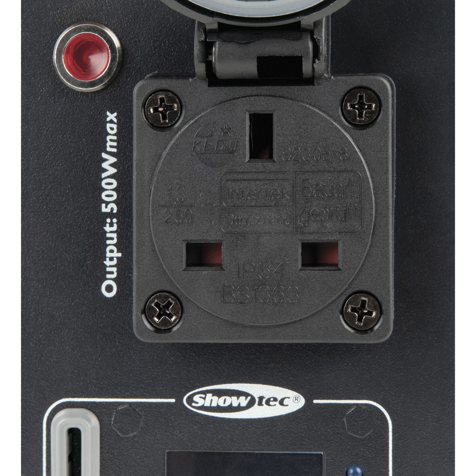 Dimmer 1 canale 500W con uscita BS13 UK - Showtec 50444UK