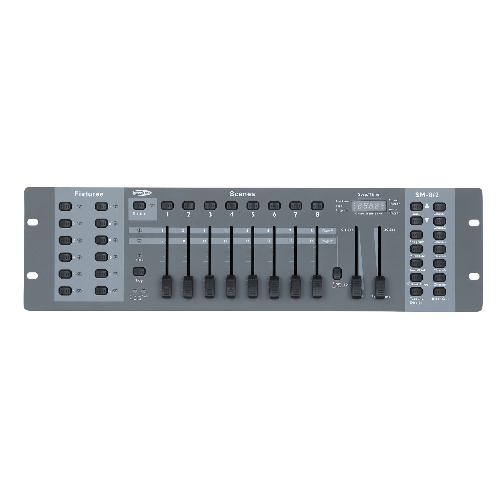 Controller DMX SM-8/2 16 canali 12 fixture - Showtec 50700