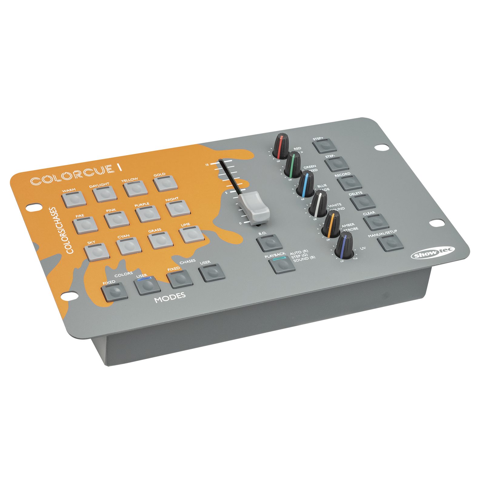 Controller LED ColorCue 1 a 1 fader 6 colori RGBWA-UV - Showtec 50703