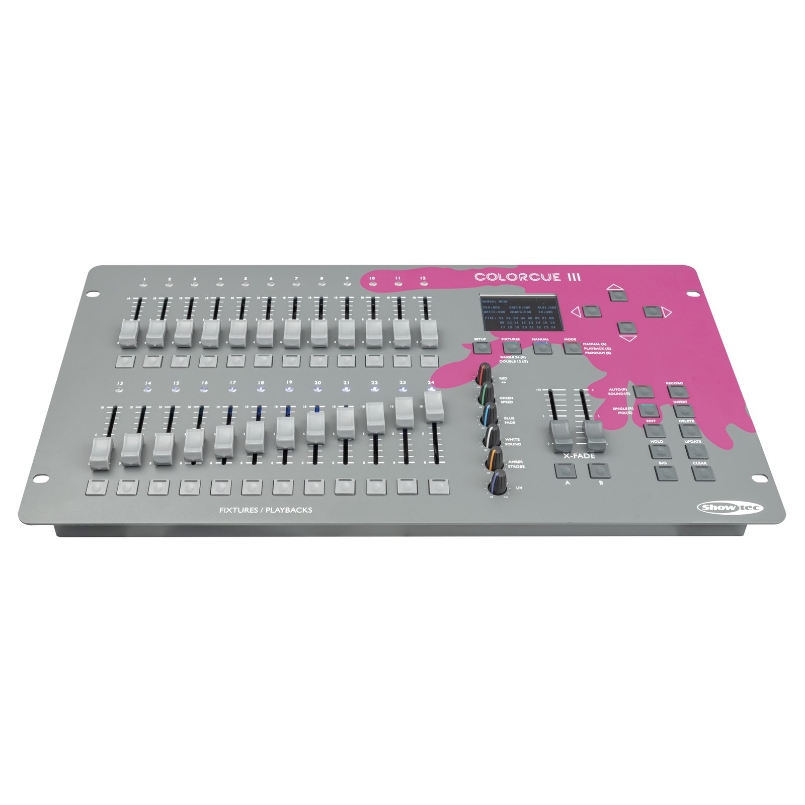 ColorCue 3 Intelligent 24-fader, 6-colour LED Controller - Showtec 50705