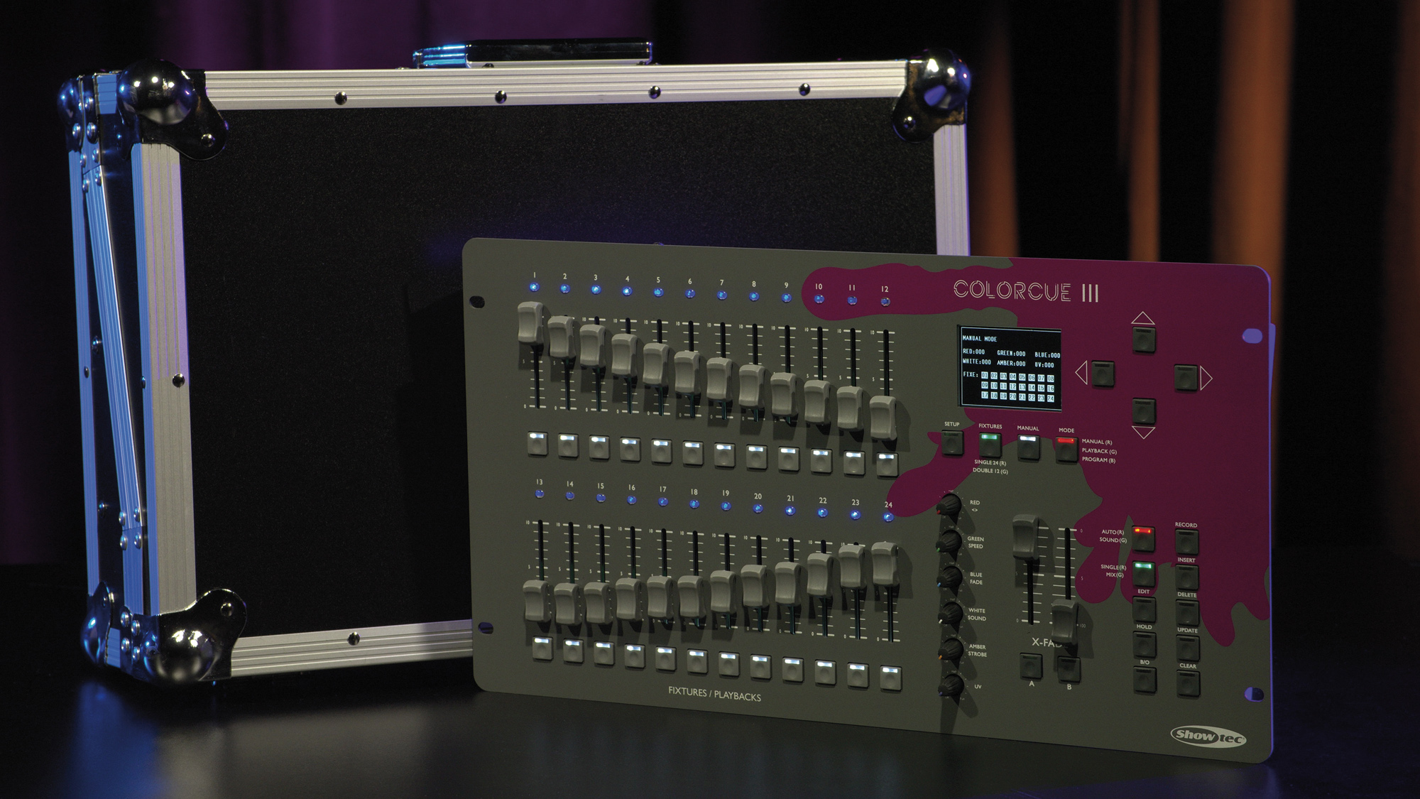 ColorCue 3 Intelligent 24-fader, 6-colour LED Controller - Showtec 50705
