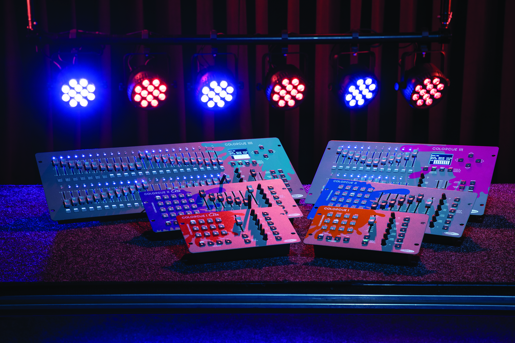 ColorCue 2 Air Intelligent 6-fader, 6-colour LED Controller wireless DMX - Showtec 50708