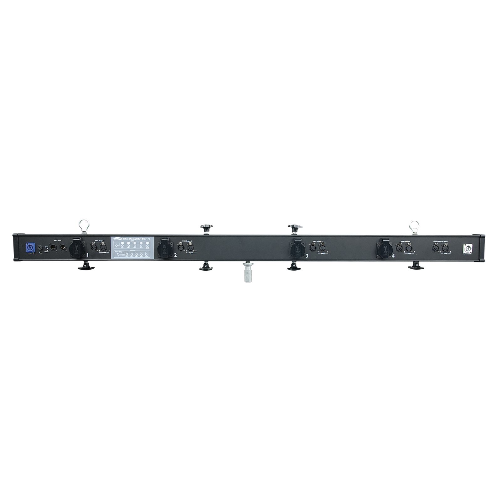 DMX Booster Bar 4 canali XLR 3/5P Powercon - Showtec 50781