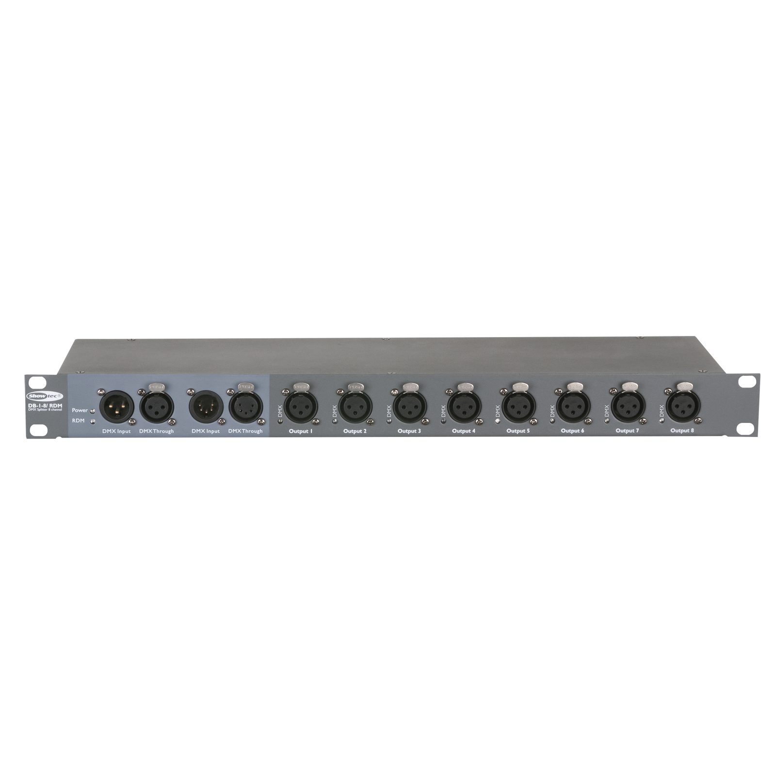 Booster DMX/RDM 8 canali XLR 3 poli - Showtec DB-1-8/RDM 50786