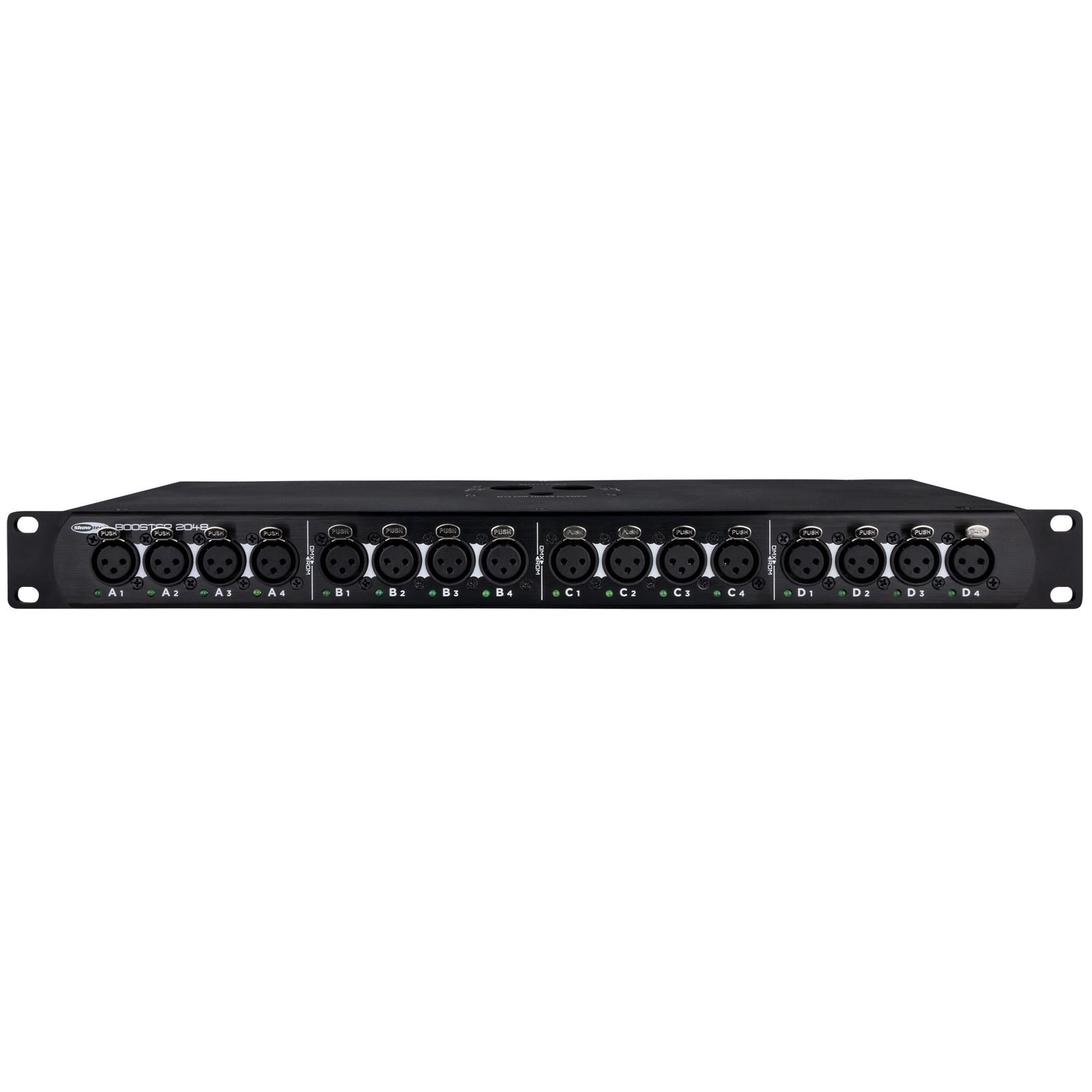 Booster 2048 DMX/RDM 4 ingressi 16 uscite XLR 3 poli - Showtec 50798