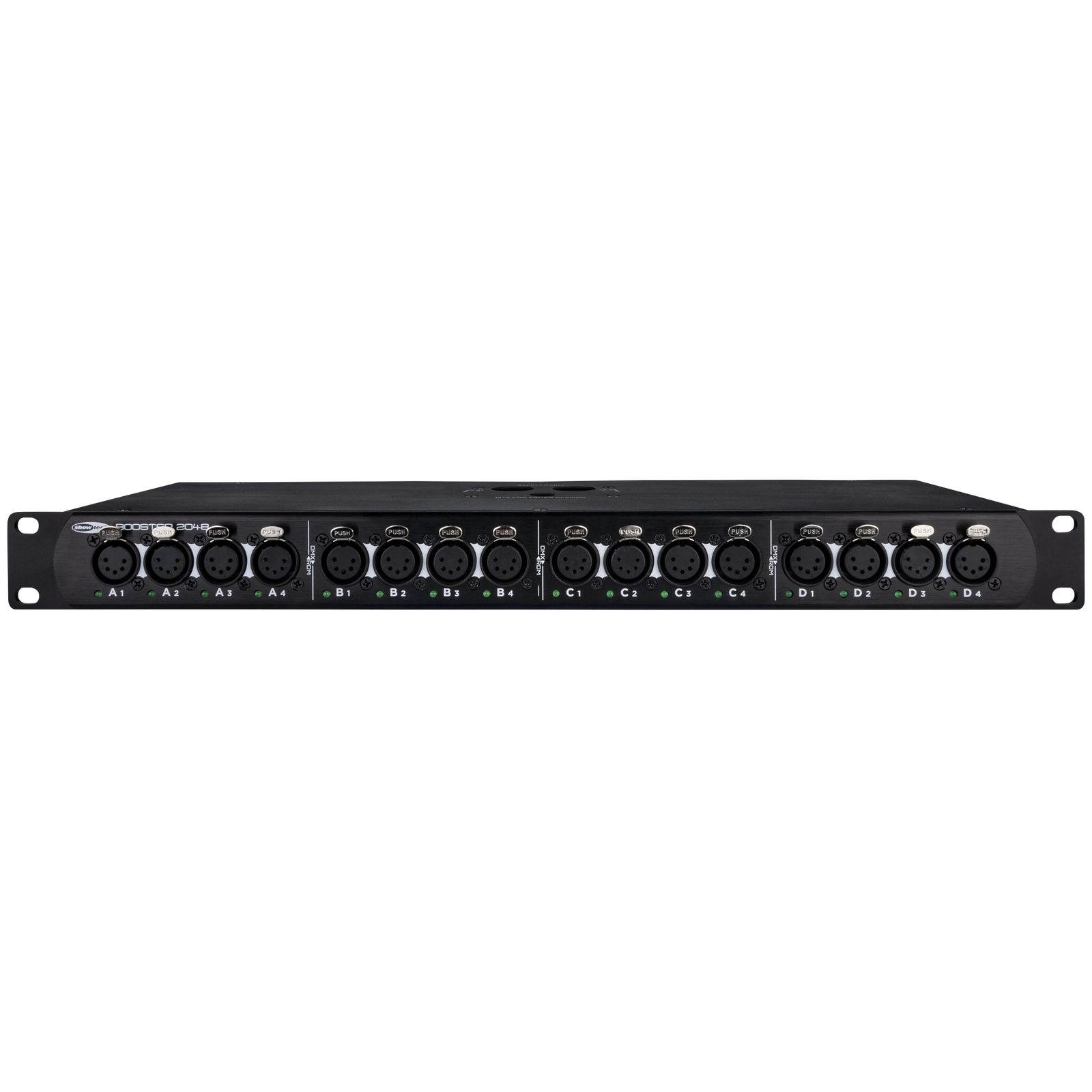 Booster 2048 DMX/RDM 4 ingressi 16 uscite XLR 5 poli - Showtec 50799
